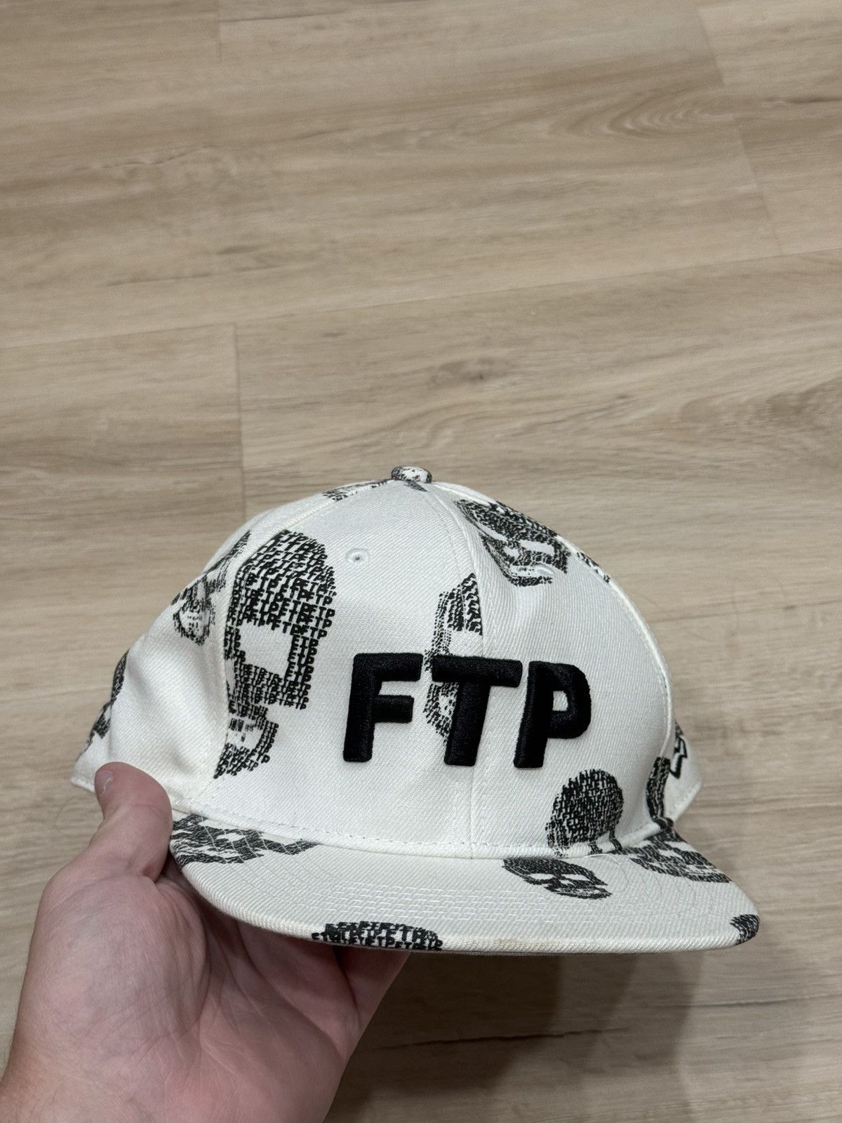 Fuck The Population FTP Skull Fitted Hat Size 7 7/8 Size ONE SIZE - 1 Thumbnail