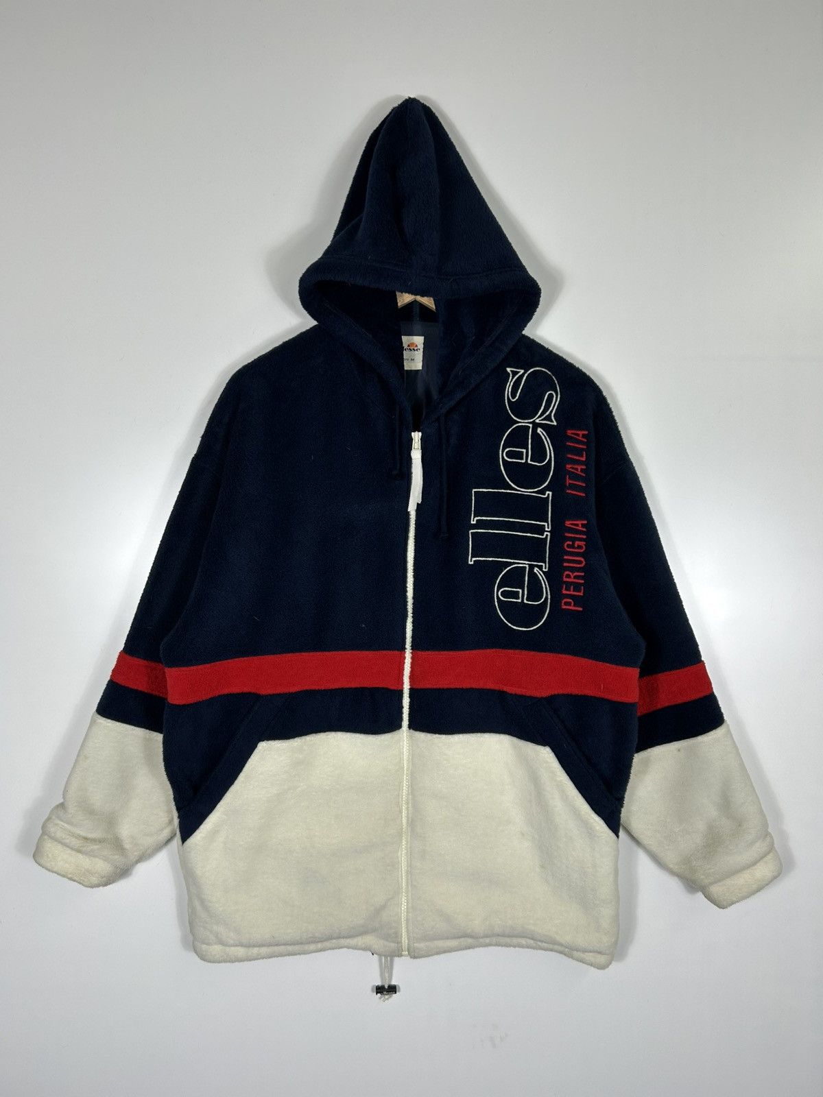 Ellesse ⚡️Vintage Ellesse Fleece Hoodie Sweater Jacket Size US M / EU 48-50 / 2 - 1 Thumbnail