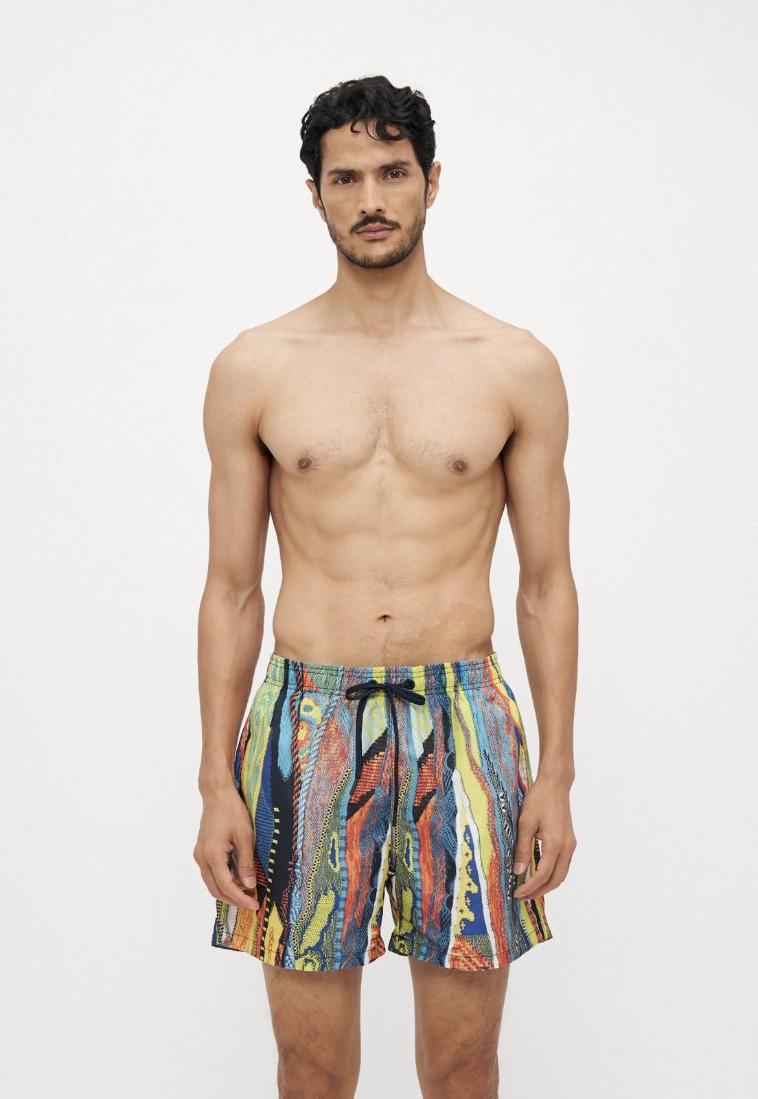 Carlo Colucci CARLO COLUCCI COOGI Style Pattern Swim Shorts Multicolor Size US 36 / EU 52 - 2 Thumbnail