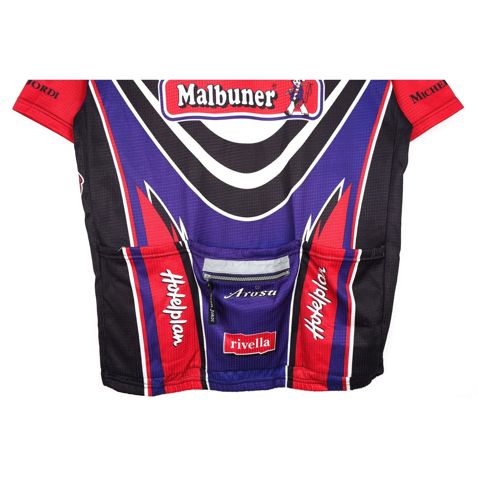 Vintage Vintage Michel Jordi Swiss Mallorca Cycle Jersey Tee 90s Size US L / EU 52-54 / 3 - 7 Thumbnail