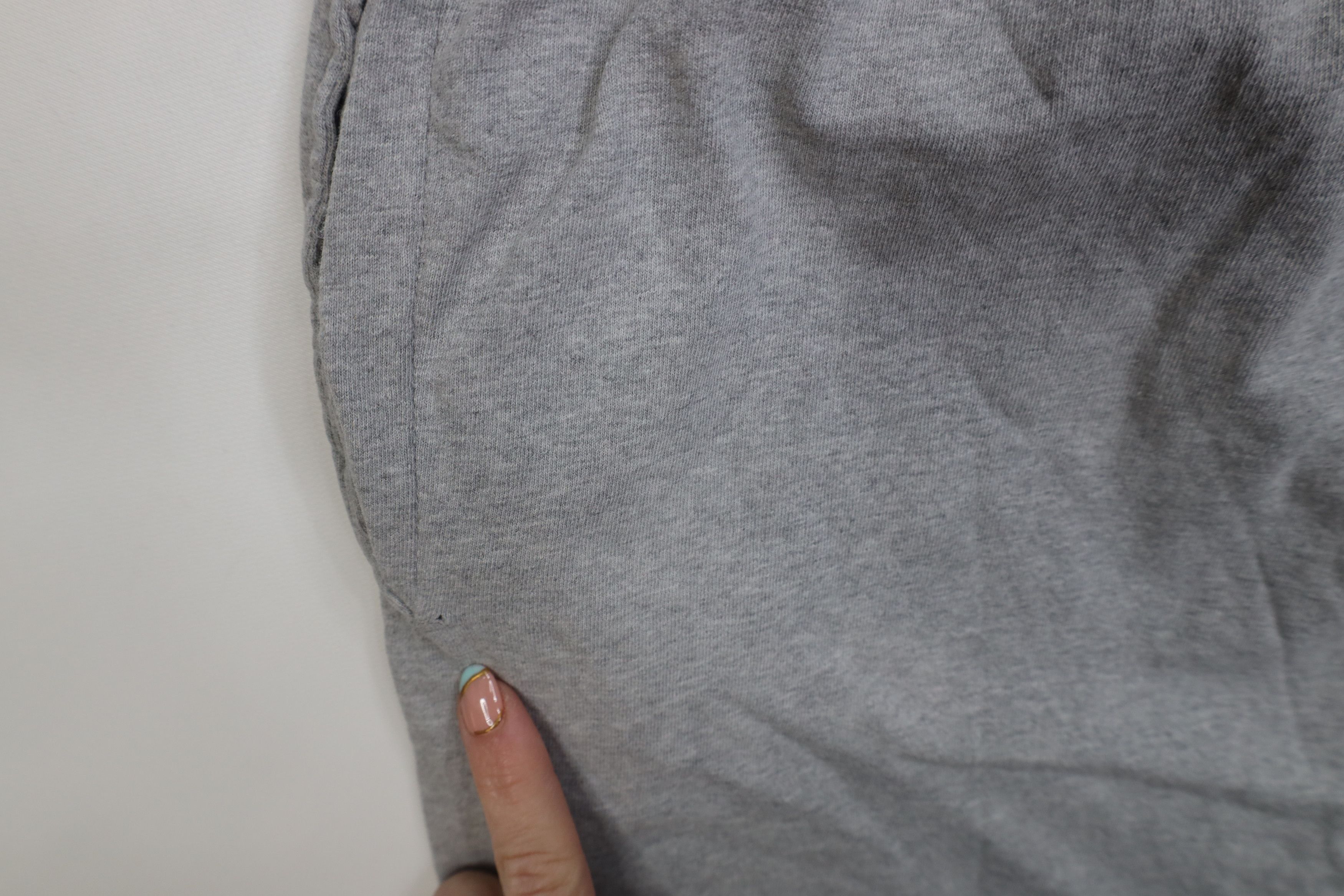 Champion Vintage 90s Champion Spell Above Knee Shorts Heather Gray Size US 36 / EU 52 - 15 Thumbnail