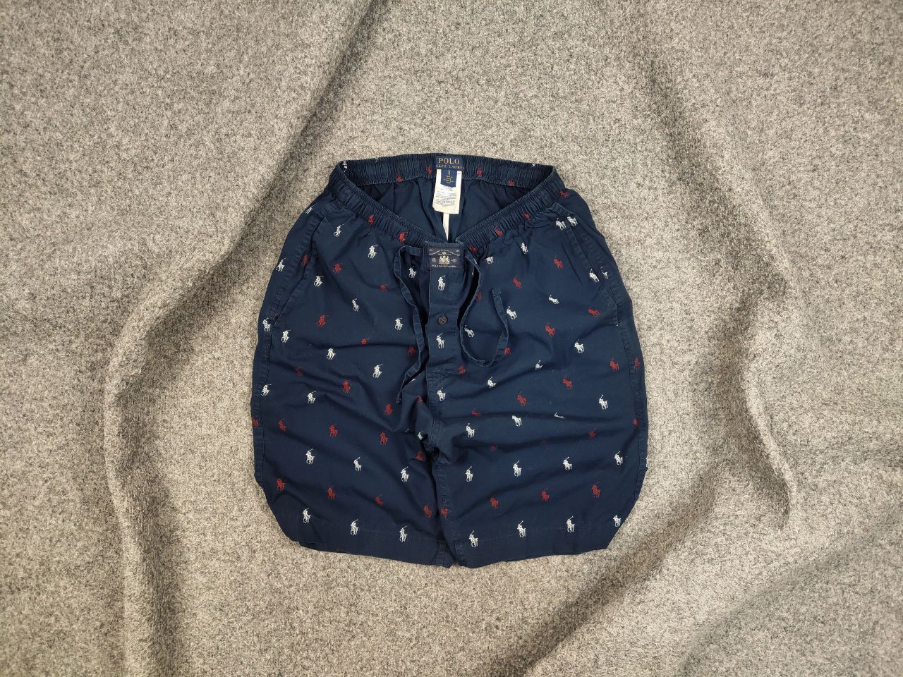 Polo Ralph Lauren Vintage Polo Ralph Lauren Light Blue Monogram Logo Shorts Size US 32 / EU 48 - 1 Thumbnail