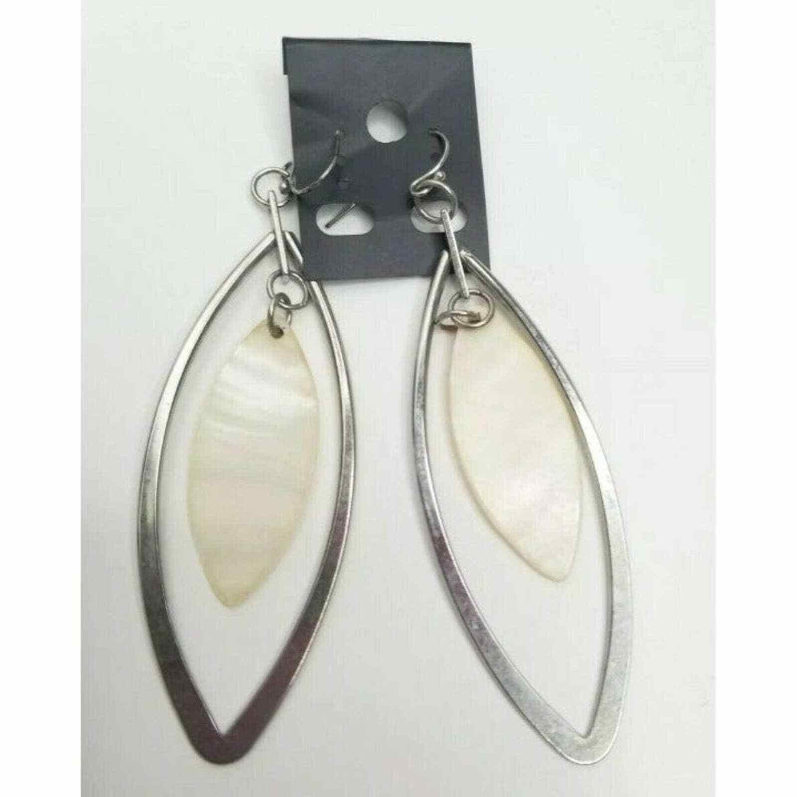 The Unbranded Brand Earrings Ladies Women Fashion Jewelry Teardrop Hoop Hook Sil Size ONE SIZE - 2 Thumbnail