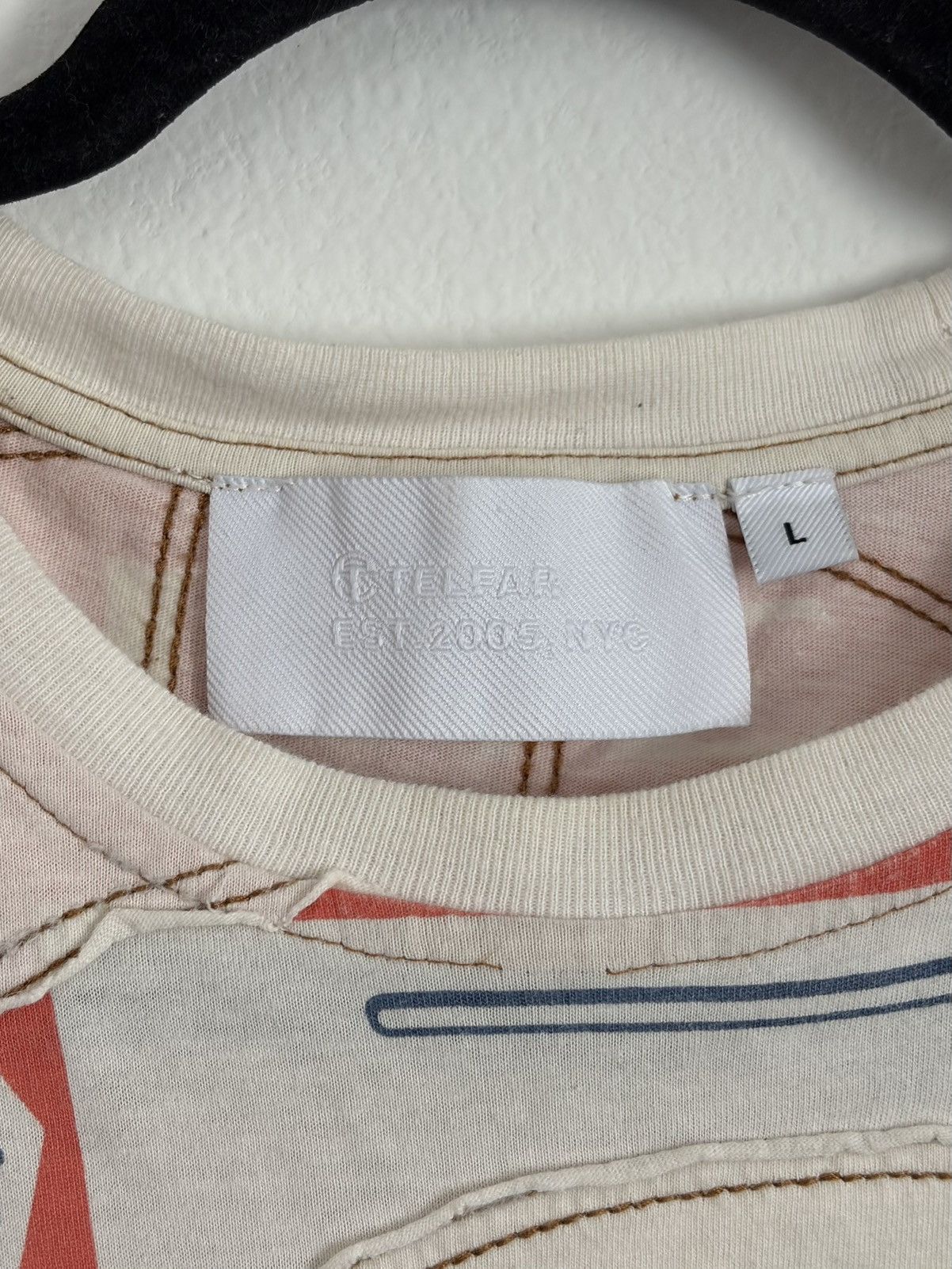 Telfar SS19 Budweiser Cut-In Tee Size US L / EU 52-54 / 3 - 4 Thumbnail