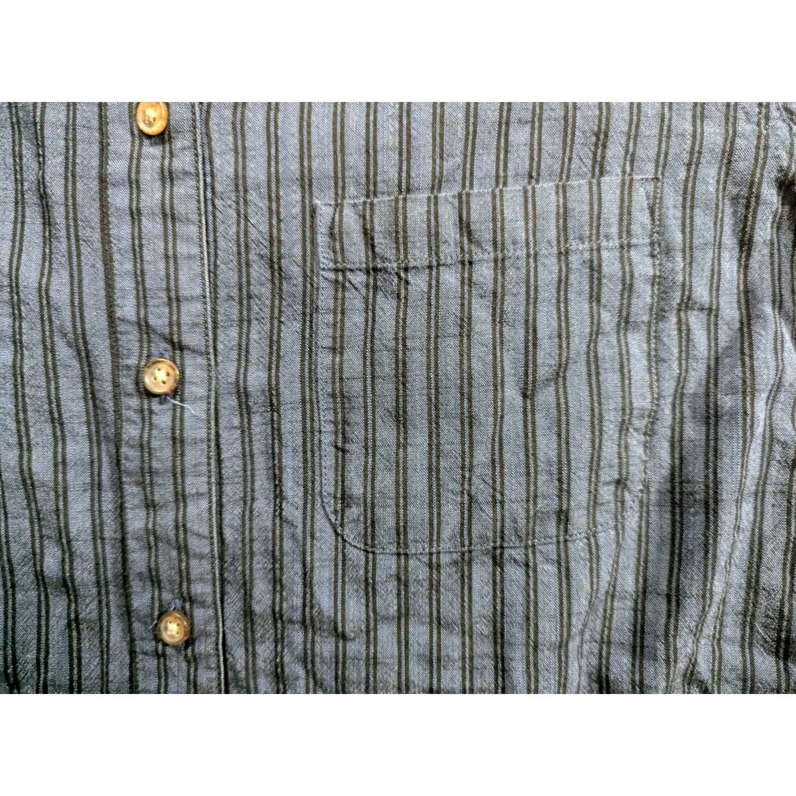 Marine Layer Marine Layer Button-Up Shirt Men Medium Blue L/S 97% Tencel Lyocell Spandex Casual Workwear Size US M / EU 48-50 / 2 - 4 Thumbnail