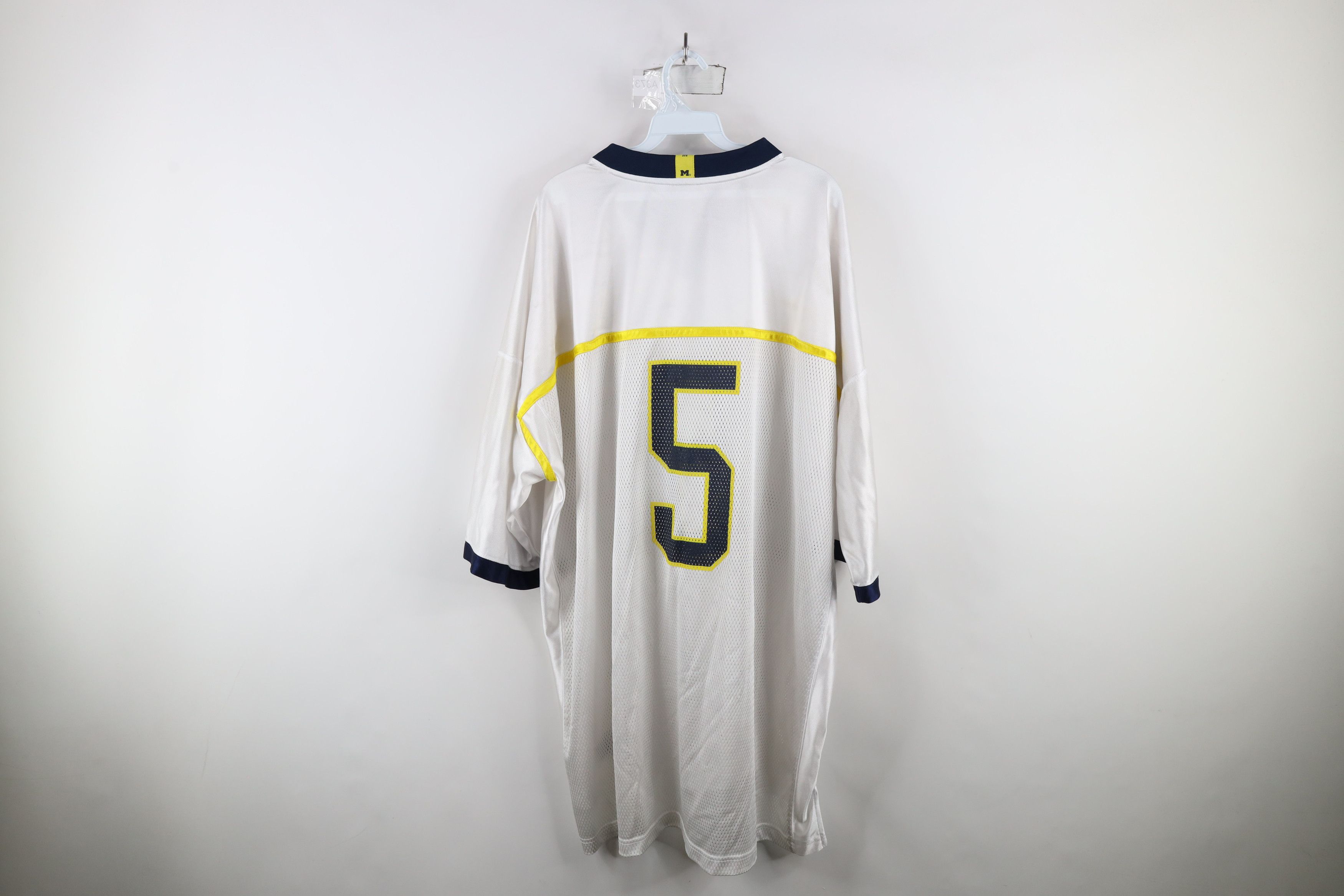 Adidas × Vintage Vintage Adidas University of Michigan Football Jersey #5 Size US XXL / EU 58 / 5 - 13 Thumbnail