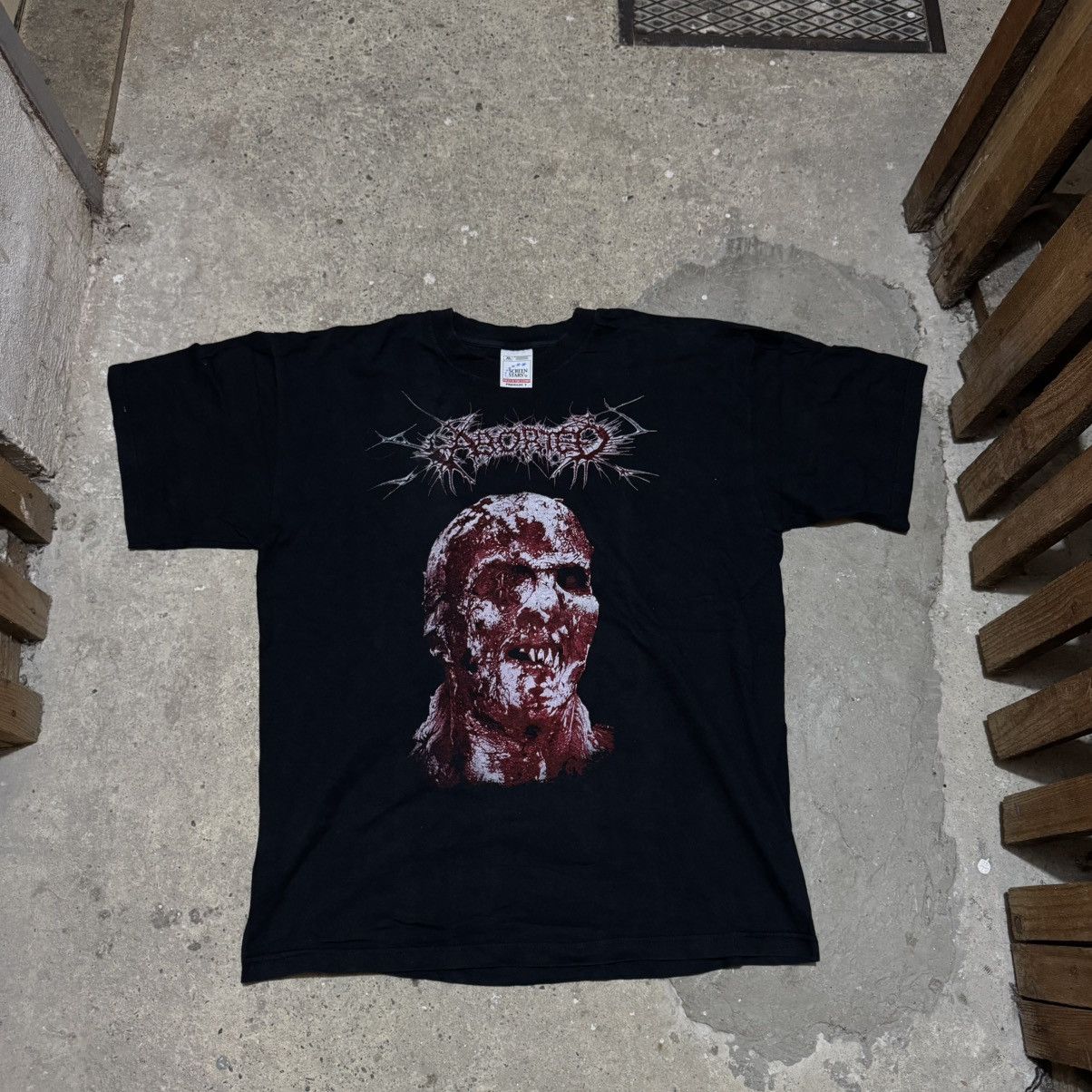 Band Tees × Vintage Vintage Aborted 90s „explicit gore is what i need“ t-shirt Size US XL / EU 56 / 4 - 1 Thumbnail
