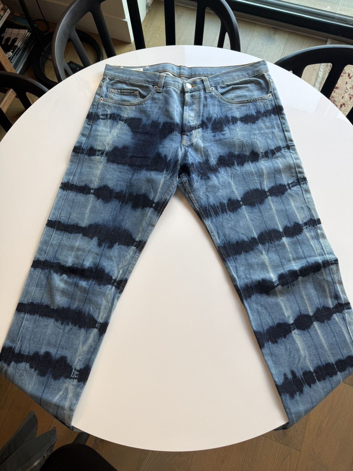 Dries Van Noten Dries Van Noten Tie-Dye Denim Size US 33 - 1 Thumbnail