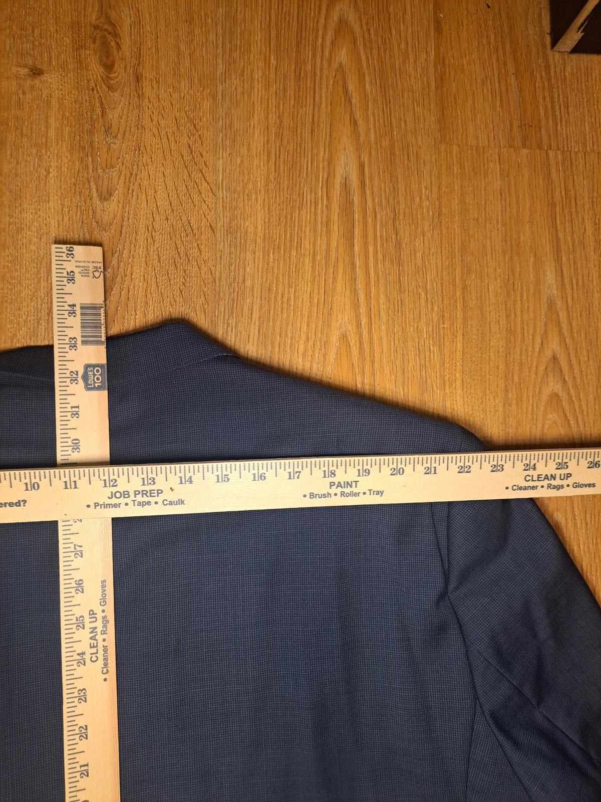 Jack Victor Big & Tall Jack Victor Sport Coat Mens 54R Navy Blue Wool Size 54R - 10 Thumbnail