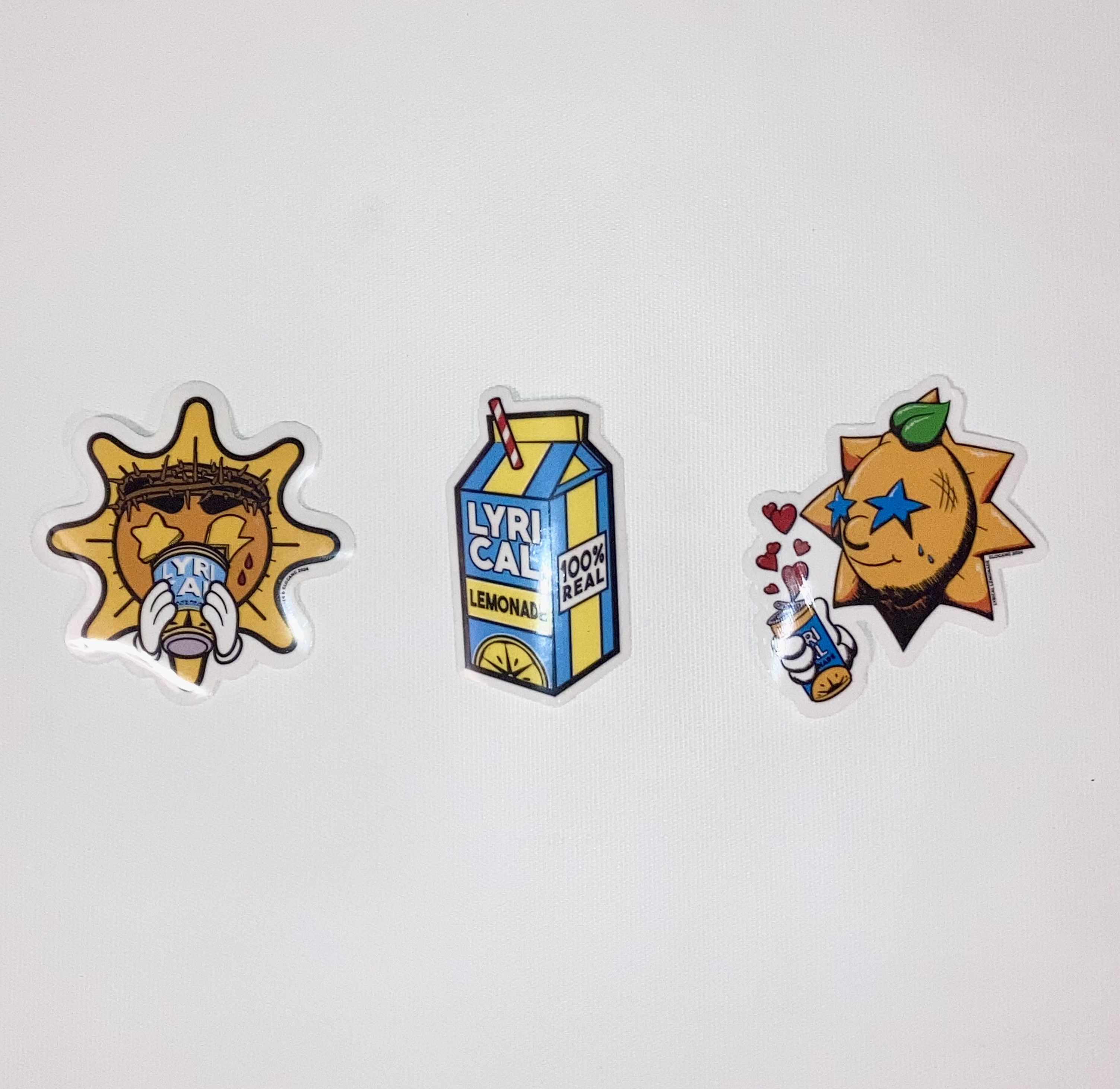 Half Evil × Lyrical Lemonade × Supreme Lyrical Lemonade Sticker Pack (3 count) Size ONE SIZE - 1 Thumbnail