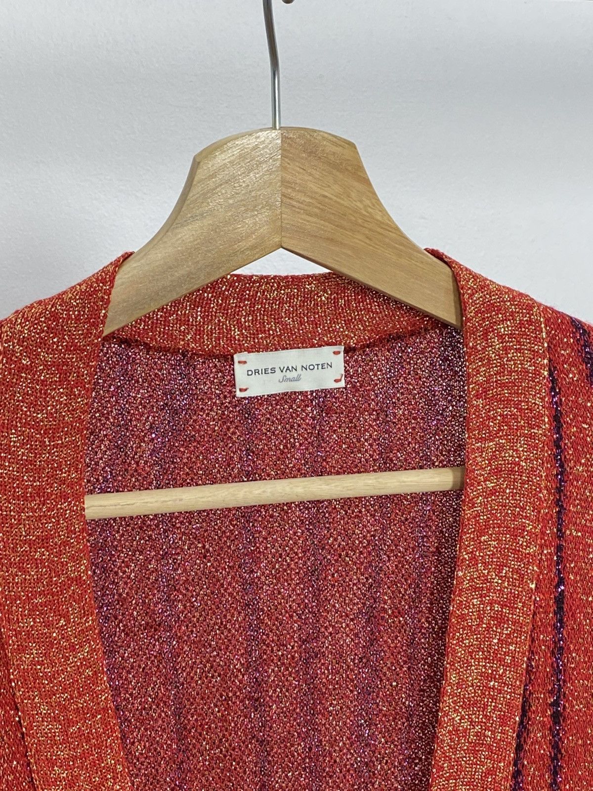 Dries Van Noten Dries Van Noten Metallic Cardigan Sweater Size S / US 4 / IT 40 - 3 Thumbnail