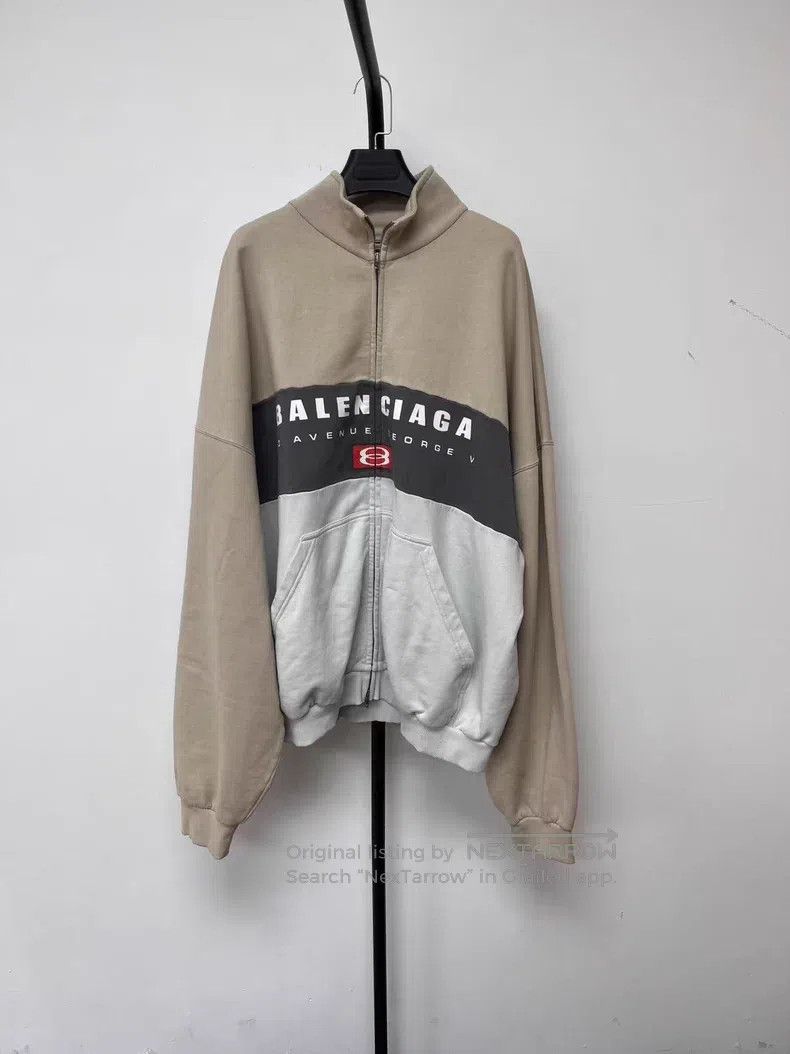 Balenciaga Balenciaga Logo high neck long sleeve jacket Size US L / EU 52-54 / 3 - 1 Thumbnail