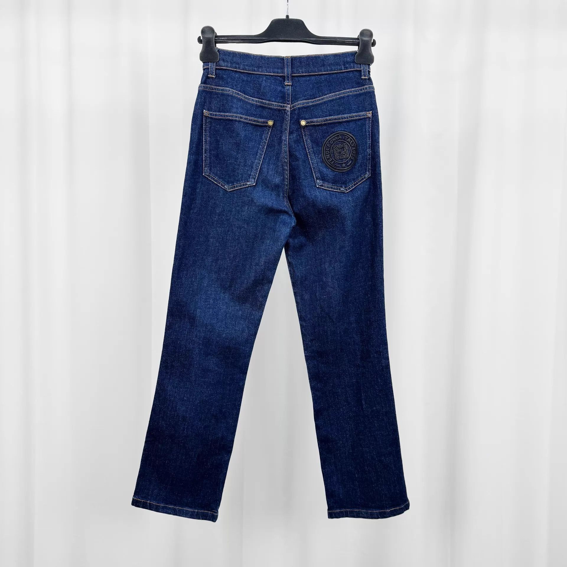 Fendi Fendi FF logo print washed jeans 40W 99 New Size 27" / US 4 / IT 40 - 2 Thumbnail