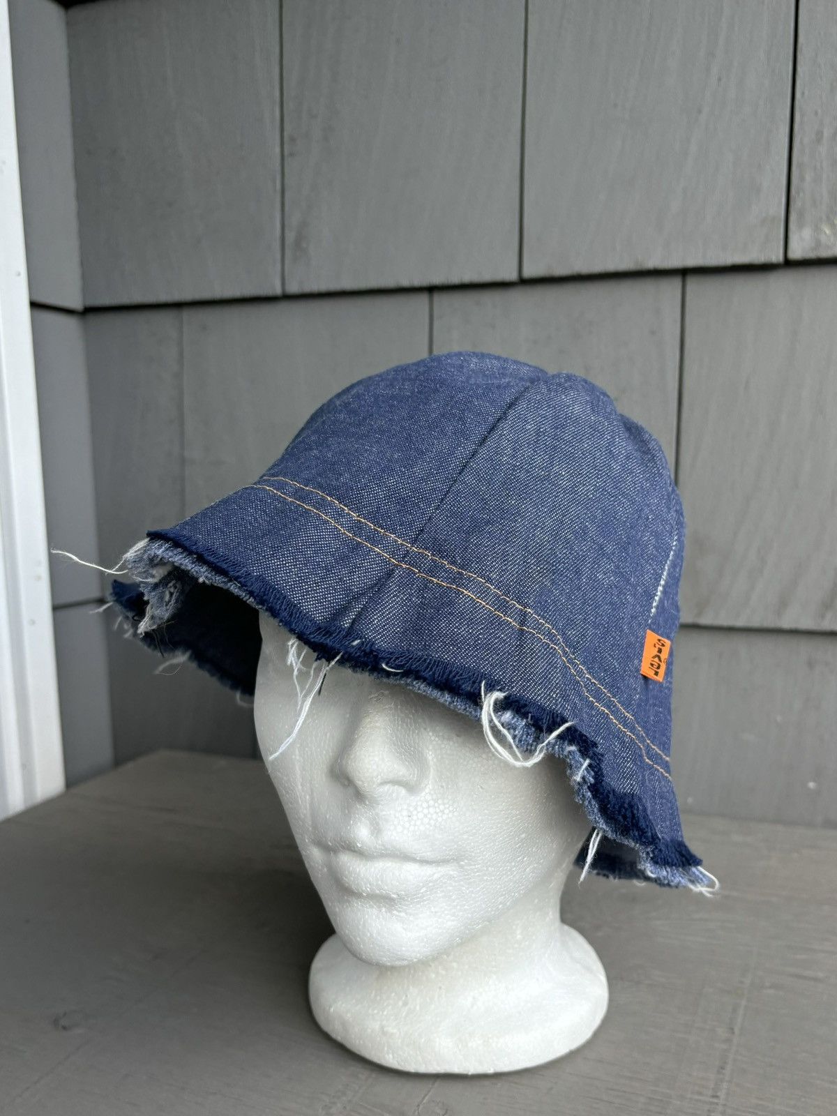 Levi's 1970s Levi's Crusher Hat Vintage Orange Tab Bucket Hat Size ONE SIZE - 17 Thumbnail