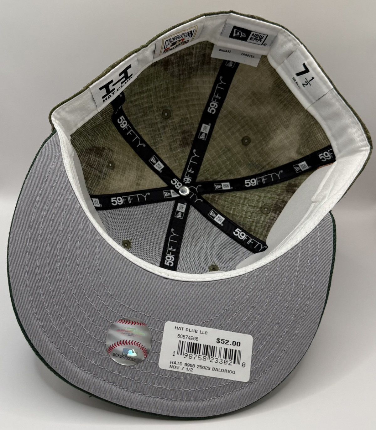 Hat Club × New Era Size 7 1/2 - Hat Club Exclusive 59Fifty Baltimore Orioles Size ONE SIZE - 4 Thumbnail