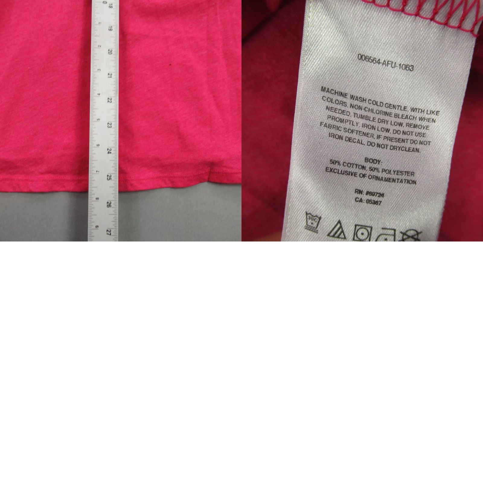 Vintage Columbia Shirt Womens XL Short Sleeve Pullover Crew Neck Stretch Fight Cancer Size XL / US 12-14 / IT 48-50 - 8 Thumbnail