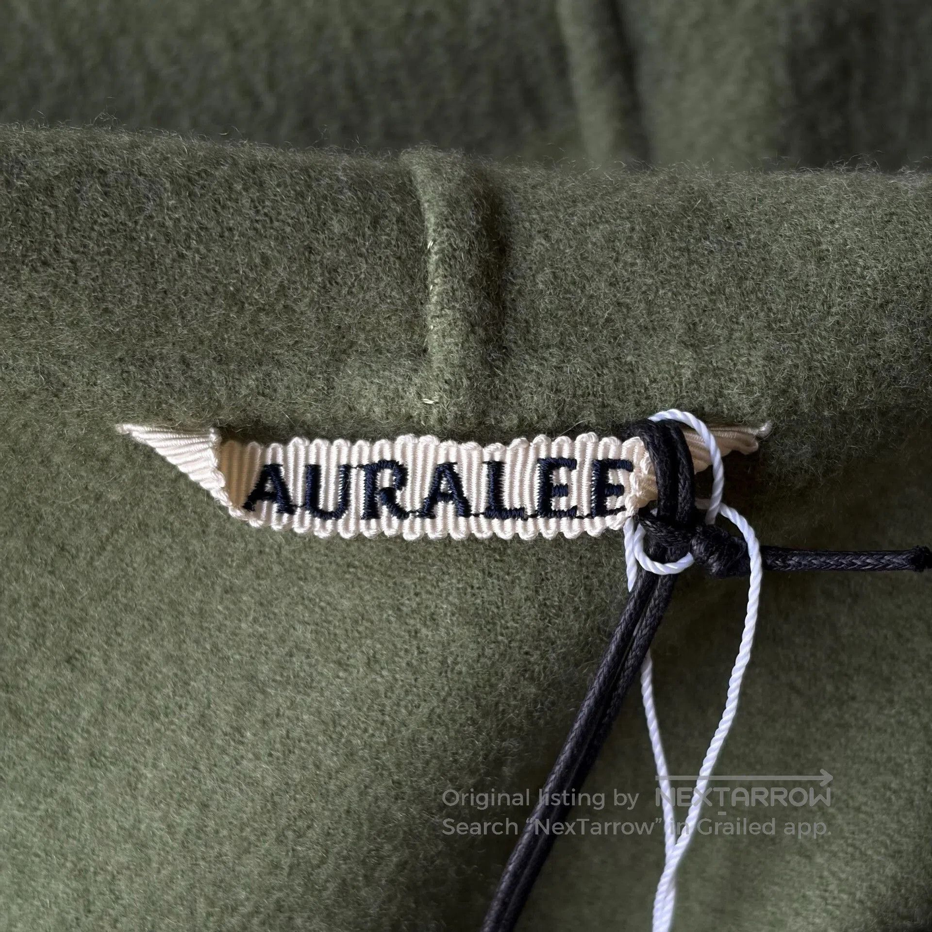 Auralee Auralee 22AW Grass Green Wool Hooded Coat. Size US XXL / EU 58 / 5 - 6 Thumbnail