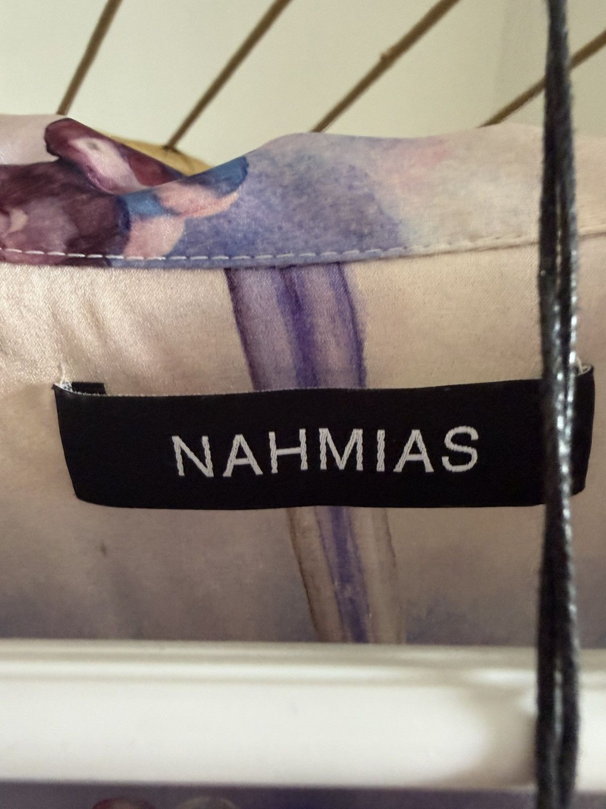 Nahmias NAHMIAS Silk Button Down “Grape” Shirt Size US M / EU 48-50 / 2 - 4 Thumbnail
