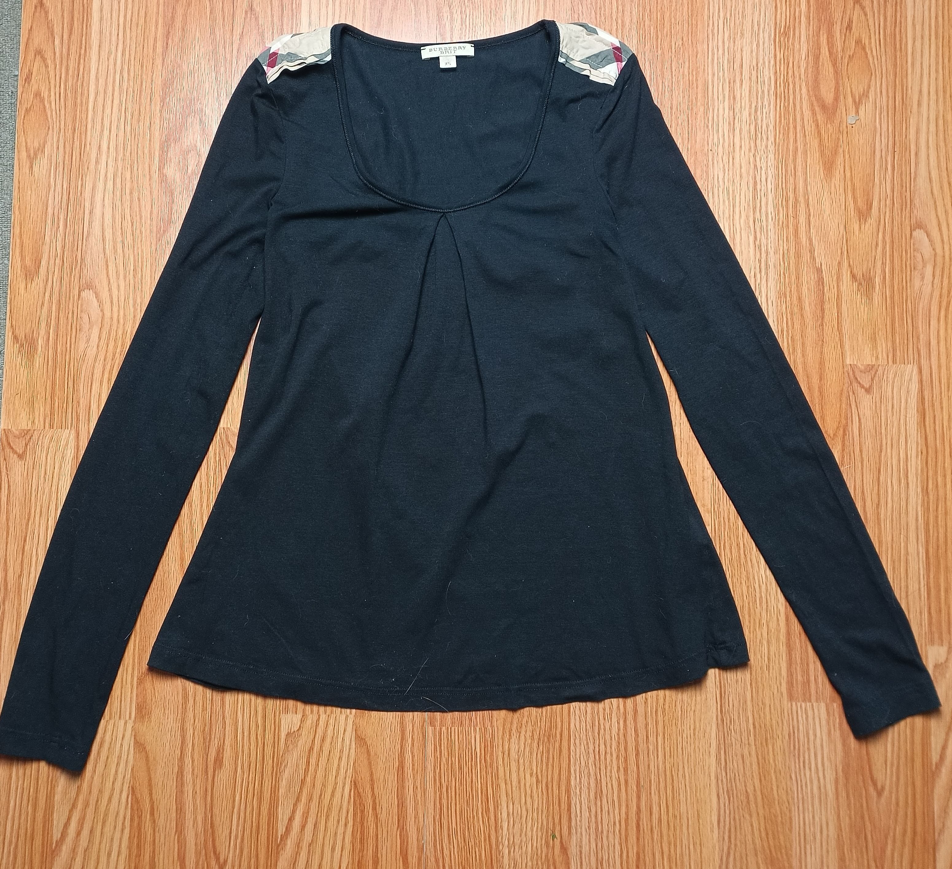 Burberry BURBERRY Brit Cotton Long Sleeve Top Blouse Size XS Size XS / US 0-2 / IT 36-38 - 6 Thumbnail