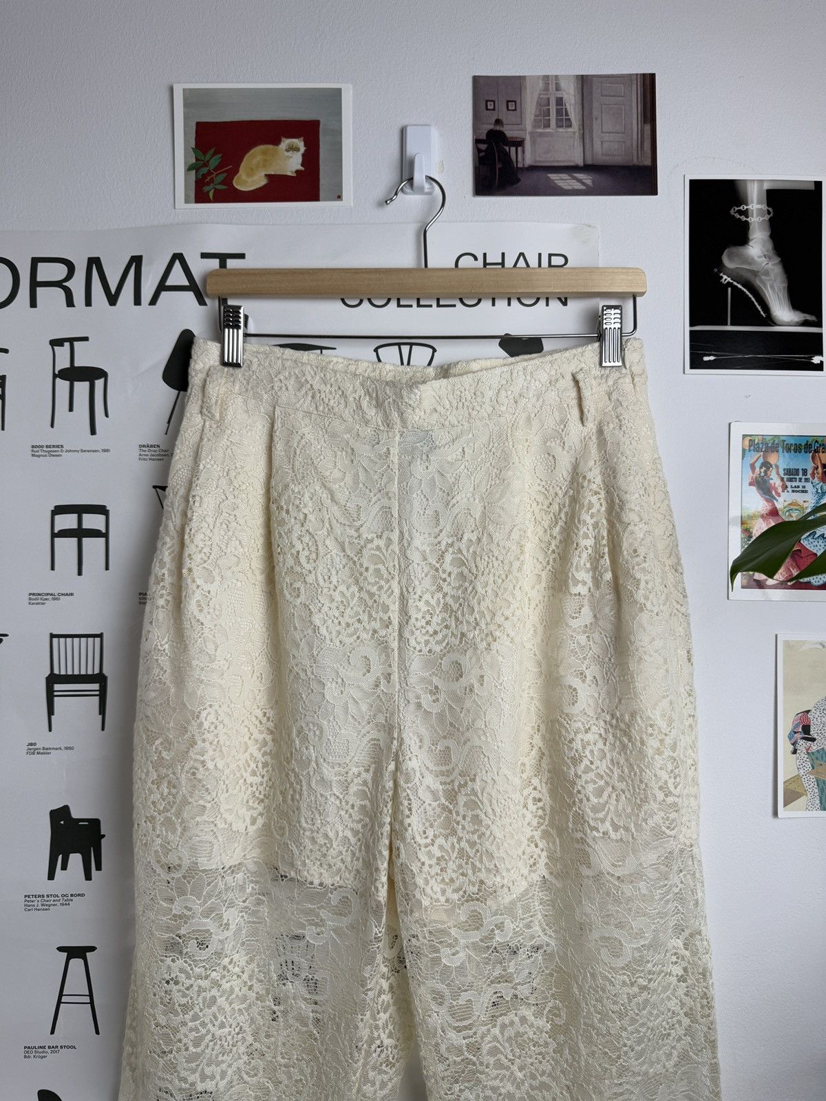 Designer × Ganni Ganni crochet festival summer pants S designer luxury trend Size 30" / US 8 / IT 44 - 3 Thumbnail