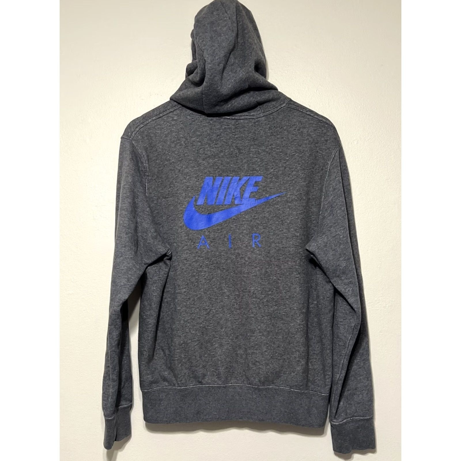 Nike Nike Air Hoodie Graphic Pullover Sweatshirt Gray Small Y2K Alex Fu Mens Hoodie Pullover Nike Air Heritage Collection Size US S / EU 44-46 / 1 - 7 Thumbnail