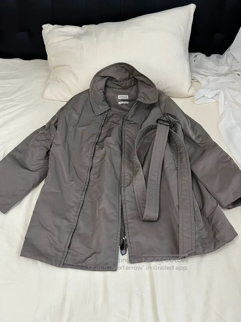 Hermes Hermes Margiela-era ladies' mid-length trench coat jacket Size M / US 6-8 / IT 42-44 - 1 Thumbnail