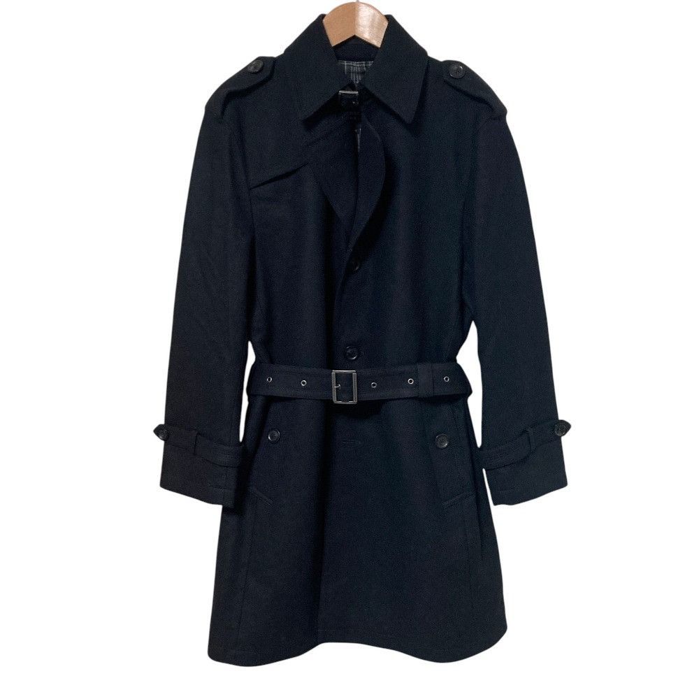 Burberry Burberry Burberry Black Label Wool Single Trench Coat Textile Outerwear DUTY FREE for USA Size ONE SIZE - 1 Thumbnail