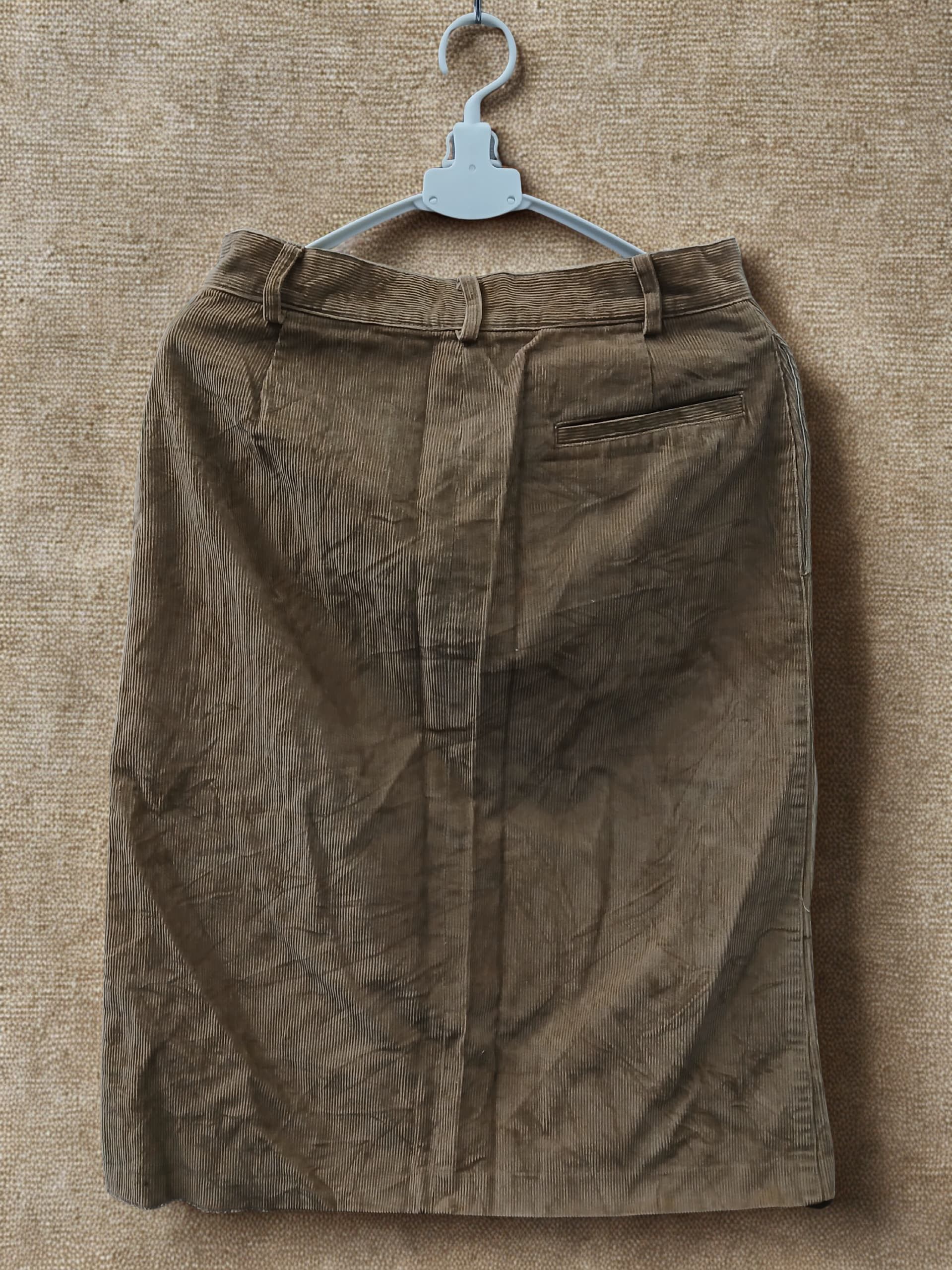 A.P.C. Vintage APC Skirt Velvet Made In Japan Size 28" / US 6 / IT 42 - 2 Thumbnail