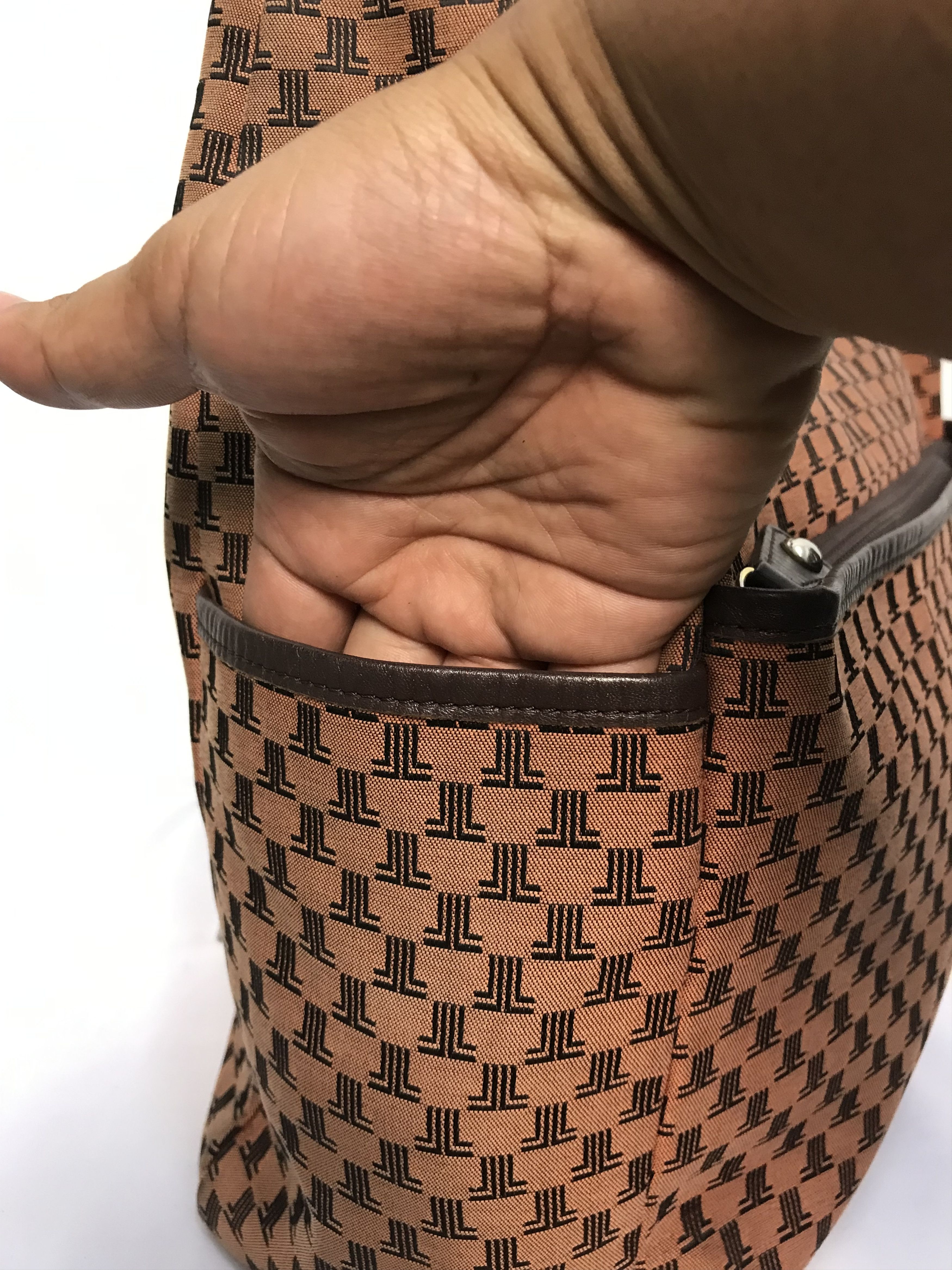 Lanvin Lanvin Monogram Hobo Canvas Sling Bag Size ONE SIZE - 10 Thumbnail