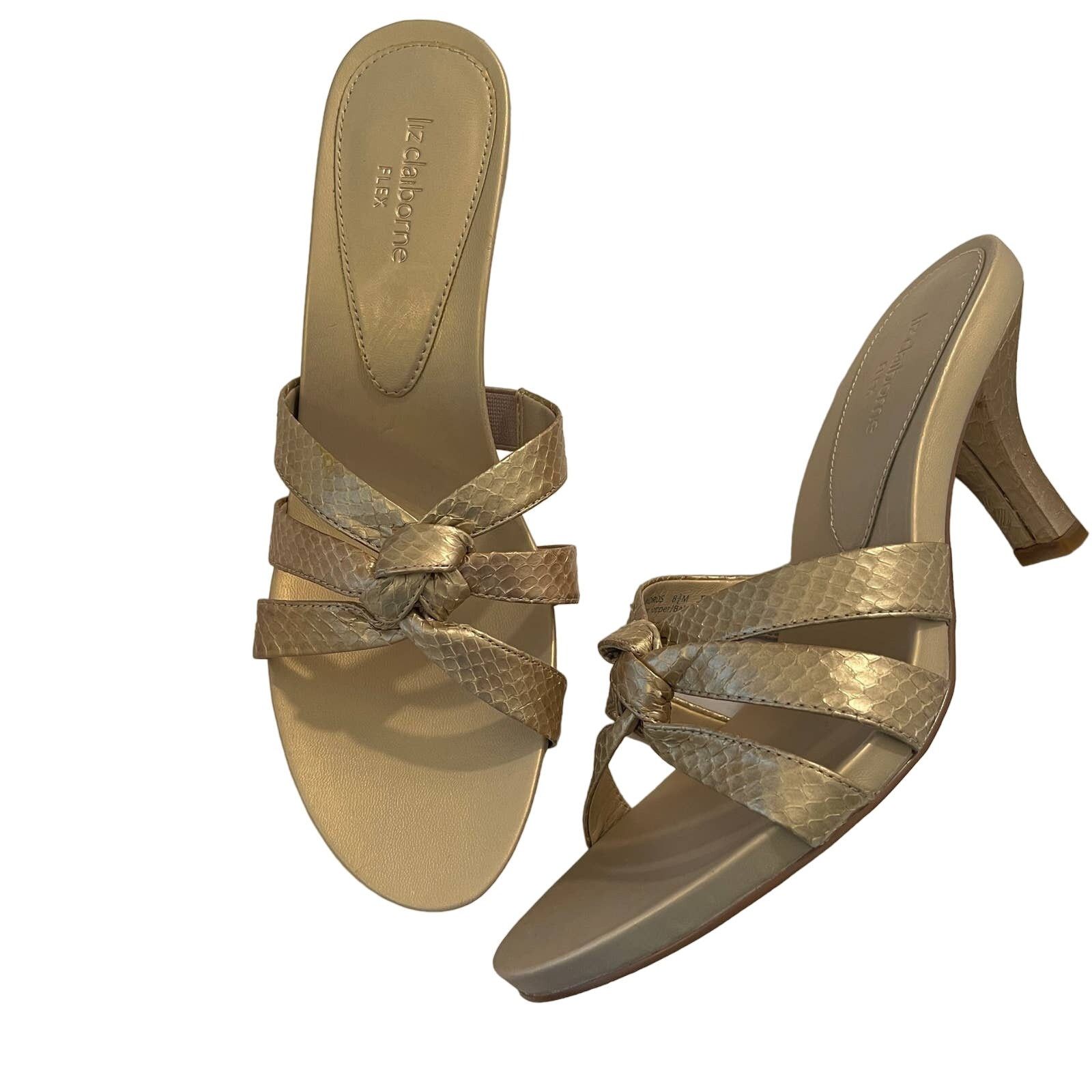 Liz Claiborne Liz Claiborne Flex ANDROS New Platinum Copperhead Size 8.5M Size US 8.5 / IT 38.5 - 1 Thumbnail
