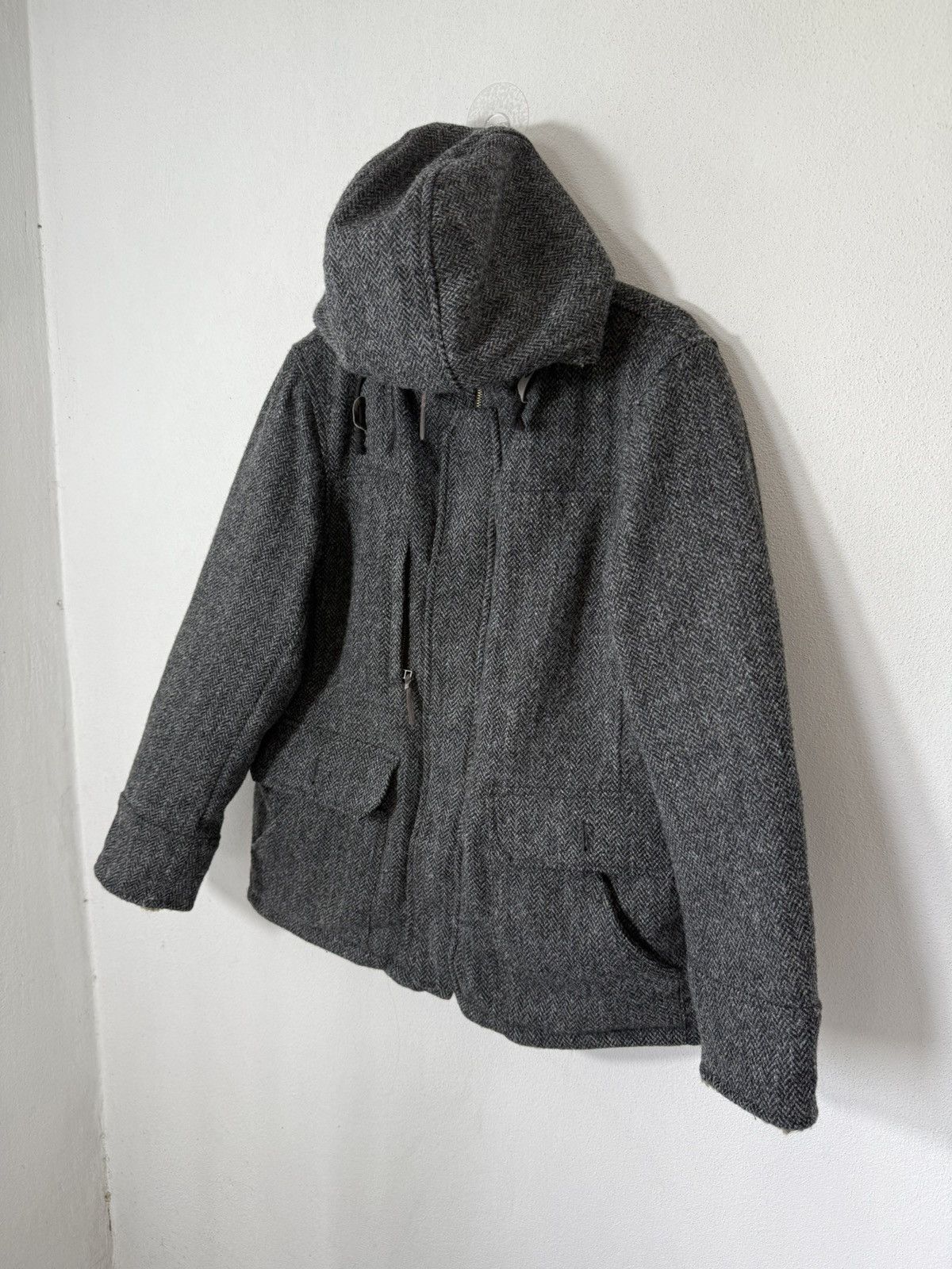 Harris Tweed HARRIS TWEED HERRINGBONE JACKET TRIPLE POCKET RARE Size US M / EU 48-50 / 2 - 2 Thumbnail