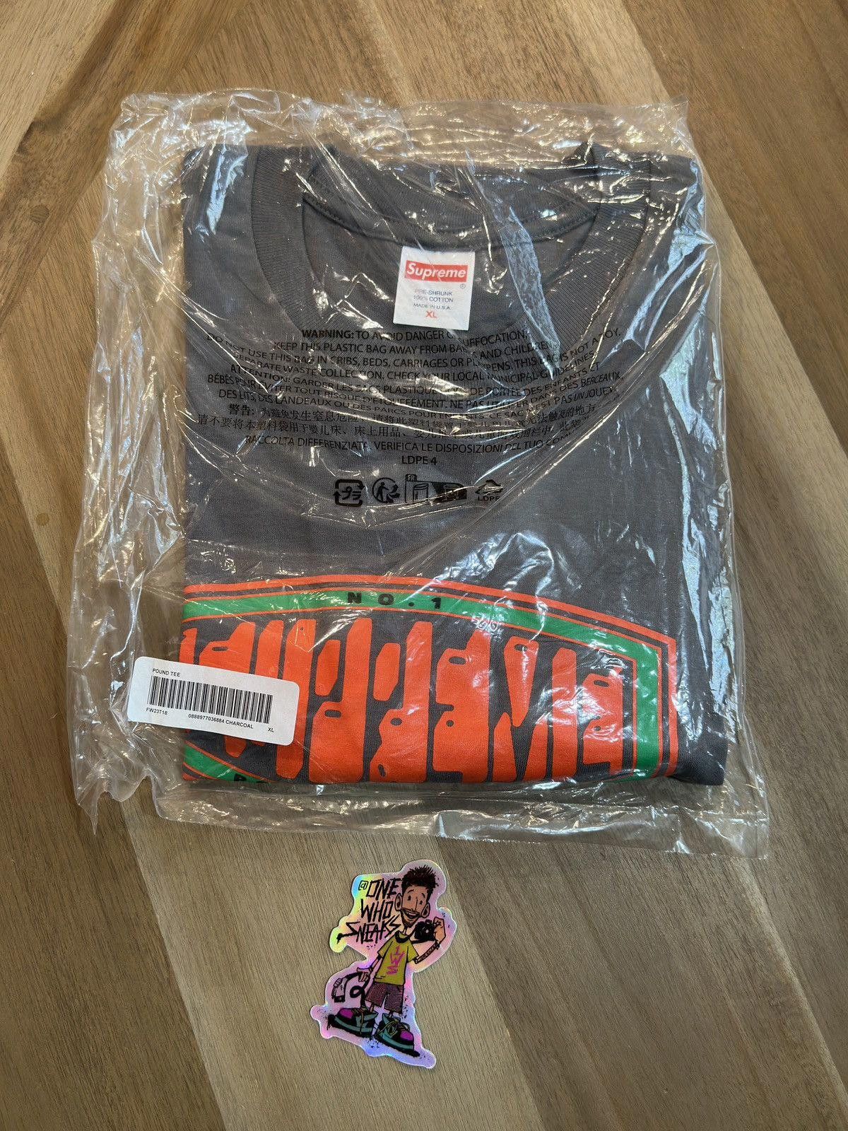Supreme Supreme Pound Tee Size XL Size US XL / EU 56 / 4 - 3 Thumbnail