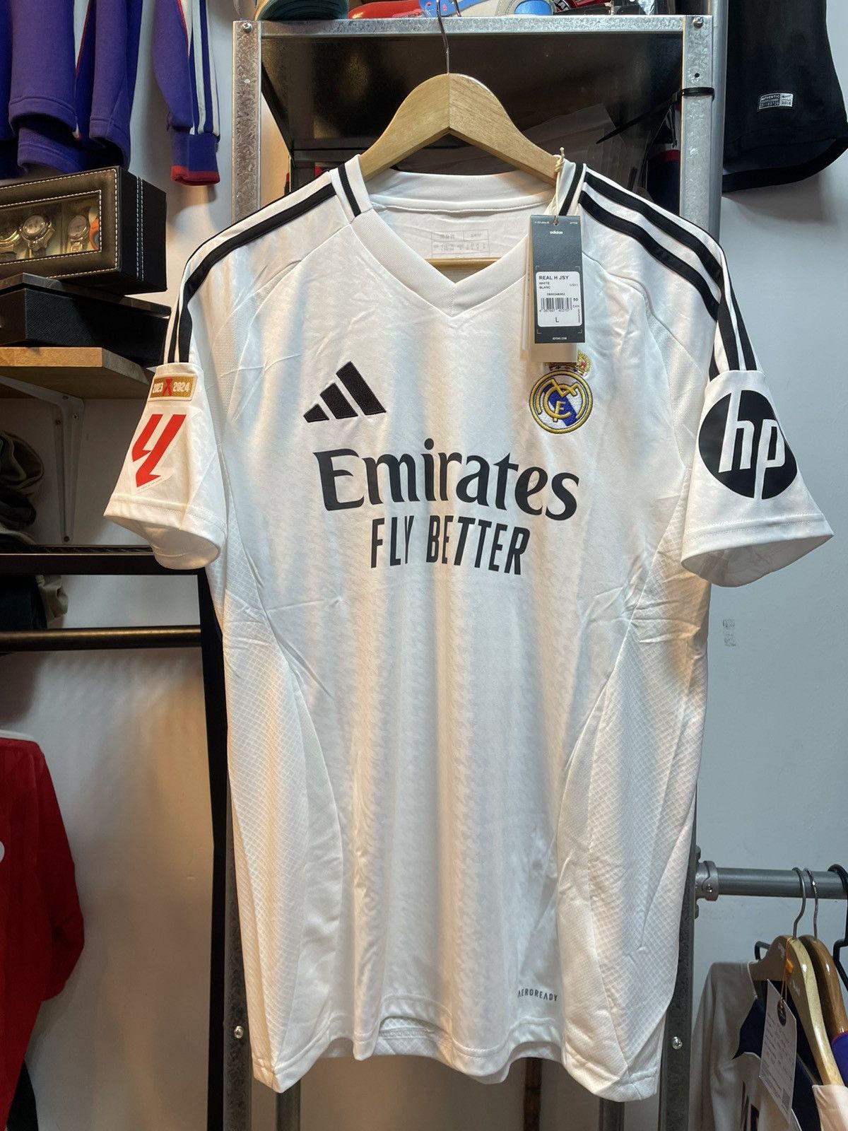 Adidas × Vintage 2024-2025 Real Madrid MBAPPE9 Home Kit Size US M / EU 48-50 / 2 - 2 Thumbnail