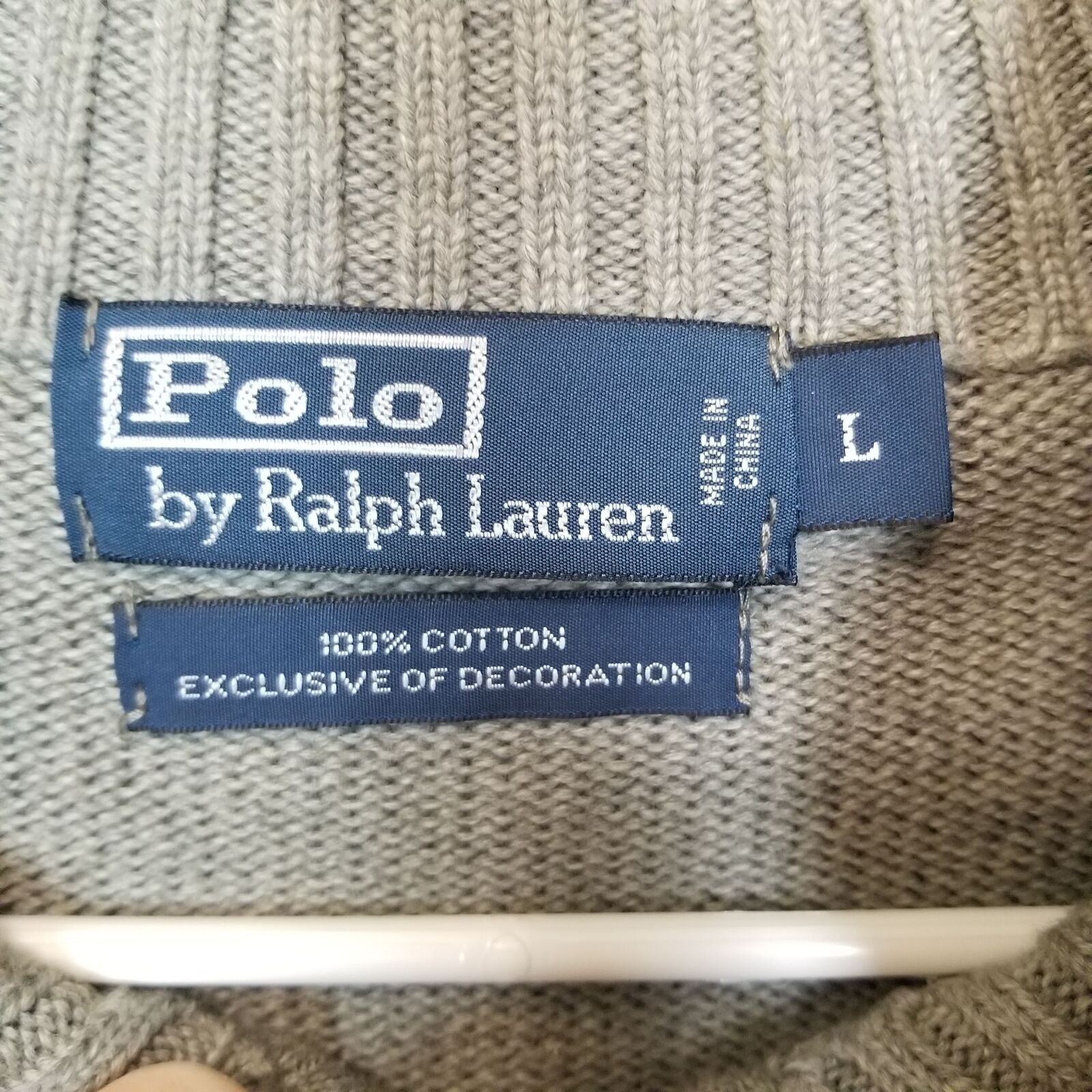 Polo Ralph Lauren Polo Ralph Lauren Mens 1/4 Zip Pullover Sweater Sz L Classic Size US L / EU 52-54 / 3 - 6 Thumbnail