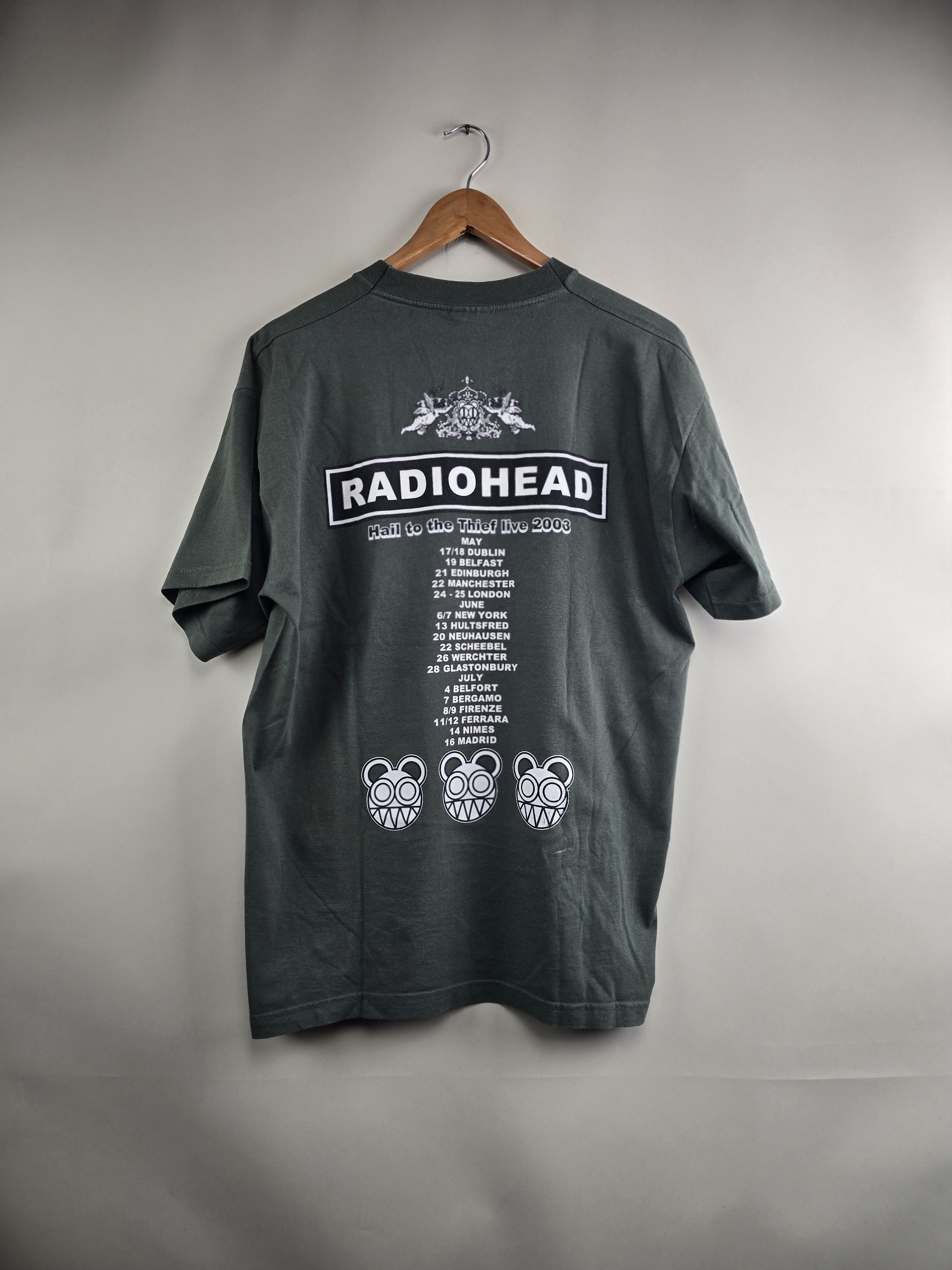 Band Tees × Vintage 2003 Radiohead Hail to the thief live L 21.5" 29" Size US L / EU 52-54 / 3 - 4 Thumbnail