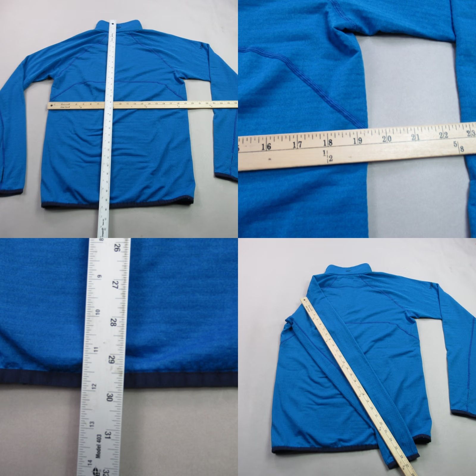 Marmot Marmot Sweater Mens Large Long Sleeve 1/4 Zip High Neck Blue Pullover Size US L / EU 52-54 / 3 - 8 Thumbnail