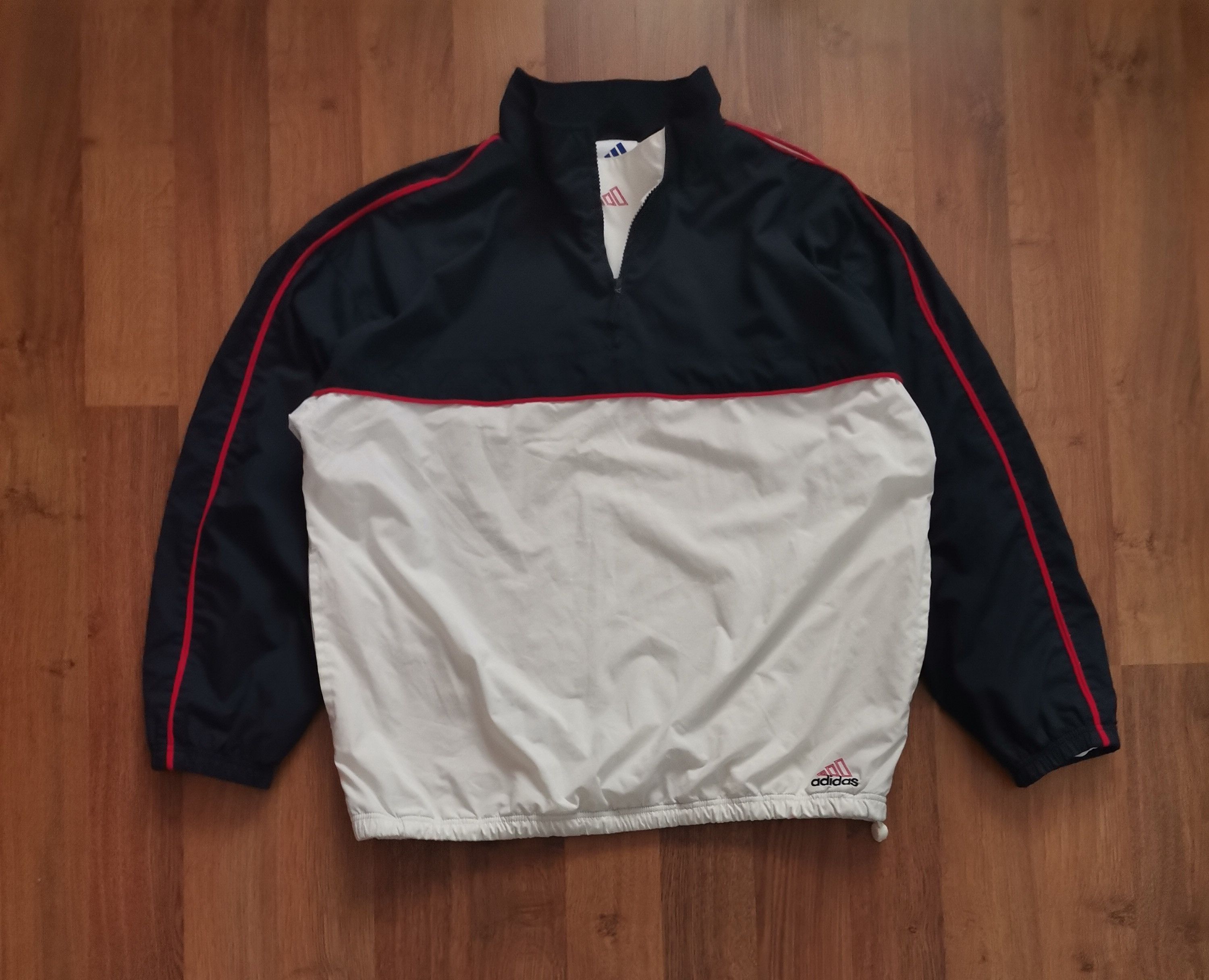 Adidas Vintage Adidas Quarter Zip Anorak Jacket Size US XL / EU 56 / 4 - 1 Thumbnail