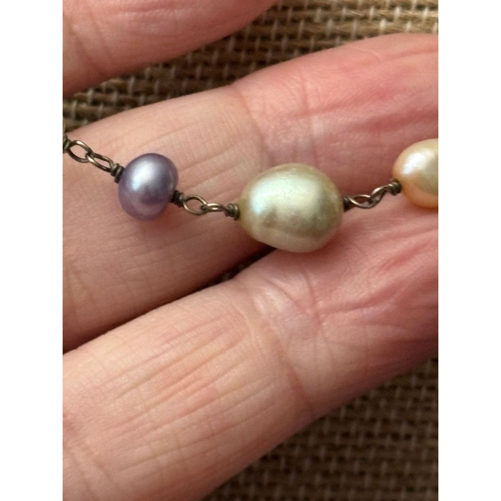 Other Genuine Honora Freshwater Pearl Necklace 17" Sterling Silver Size ONE SIZE - 2 Thumbnail