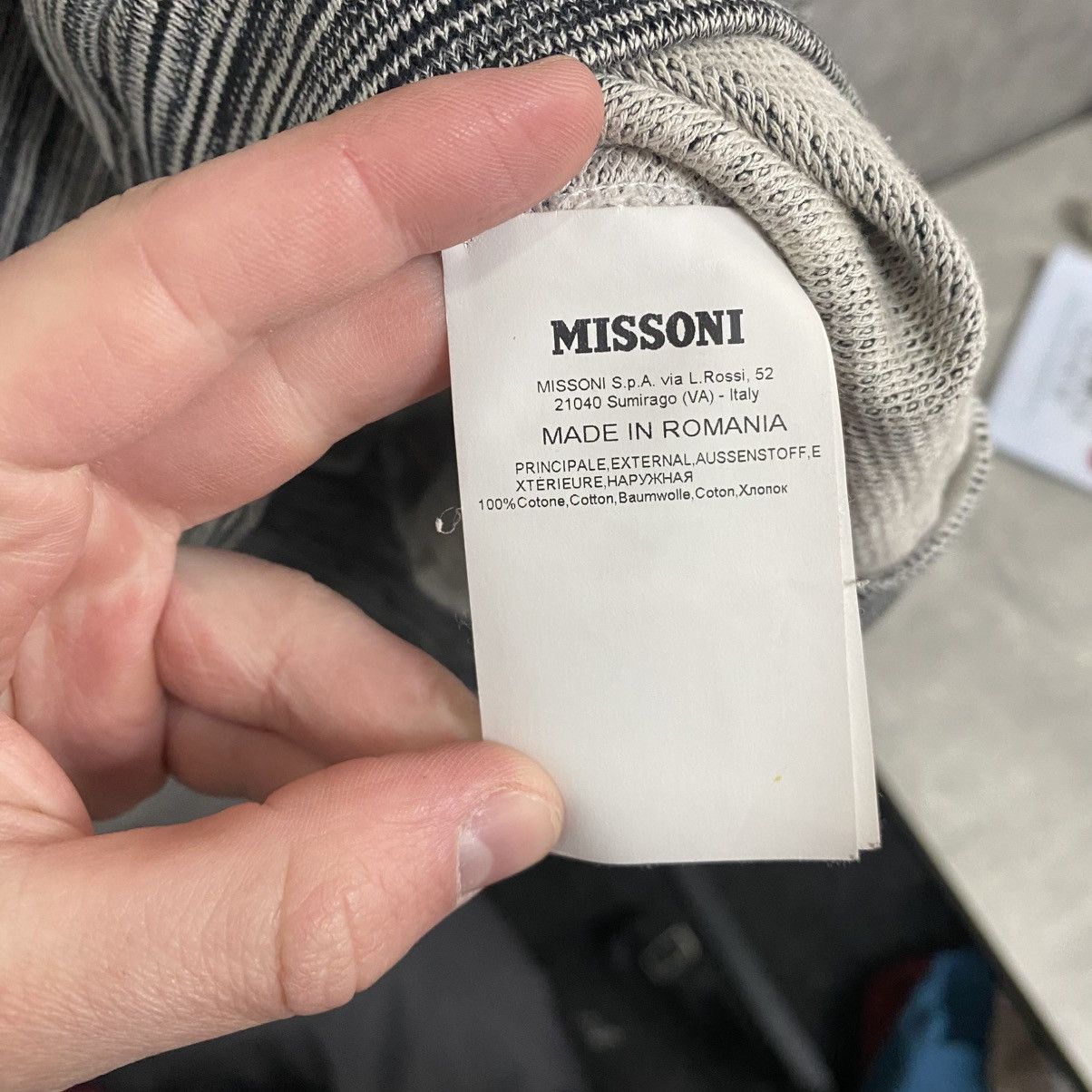 Missoni Missoni Striped Sweatshirt Big Logo Size US M / EU 48-50 / 2 - 9 Thumbnail