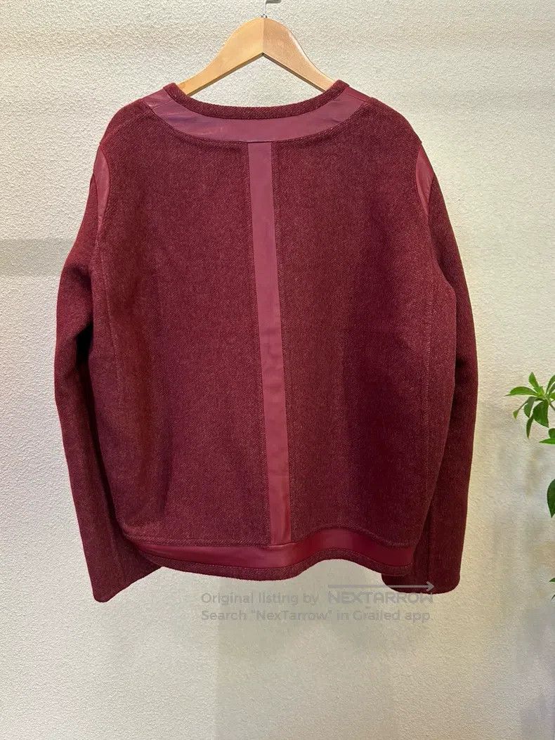 Hermes Hermes Double-Sided Cashmere Mixed Leather Short Jacket Size XXS / US 00 / IT 34 - 3 Thumbnail