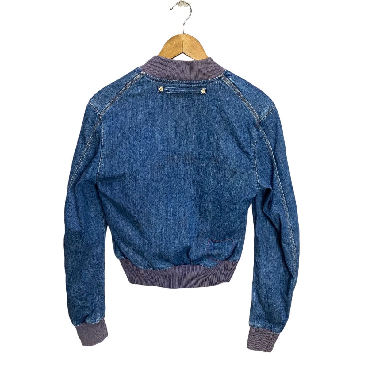 Levi's Made & Crafted × Levi's Vintage Clothing × Vintage Vintage Levis Red denim cropped bomber Size M / US 6-8 / IT 42-44 - 4 Thumbnail