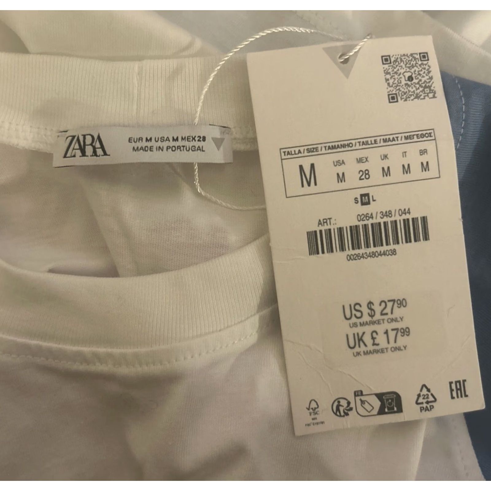 Zara NWT Zara Jrs MEDIUM blue athletic PULL ON Shorts top 2-piece set 1181 Size M / US 6-8 / IT 42-44 - 7 Thumbnail