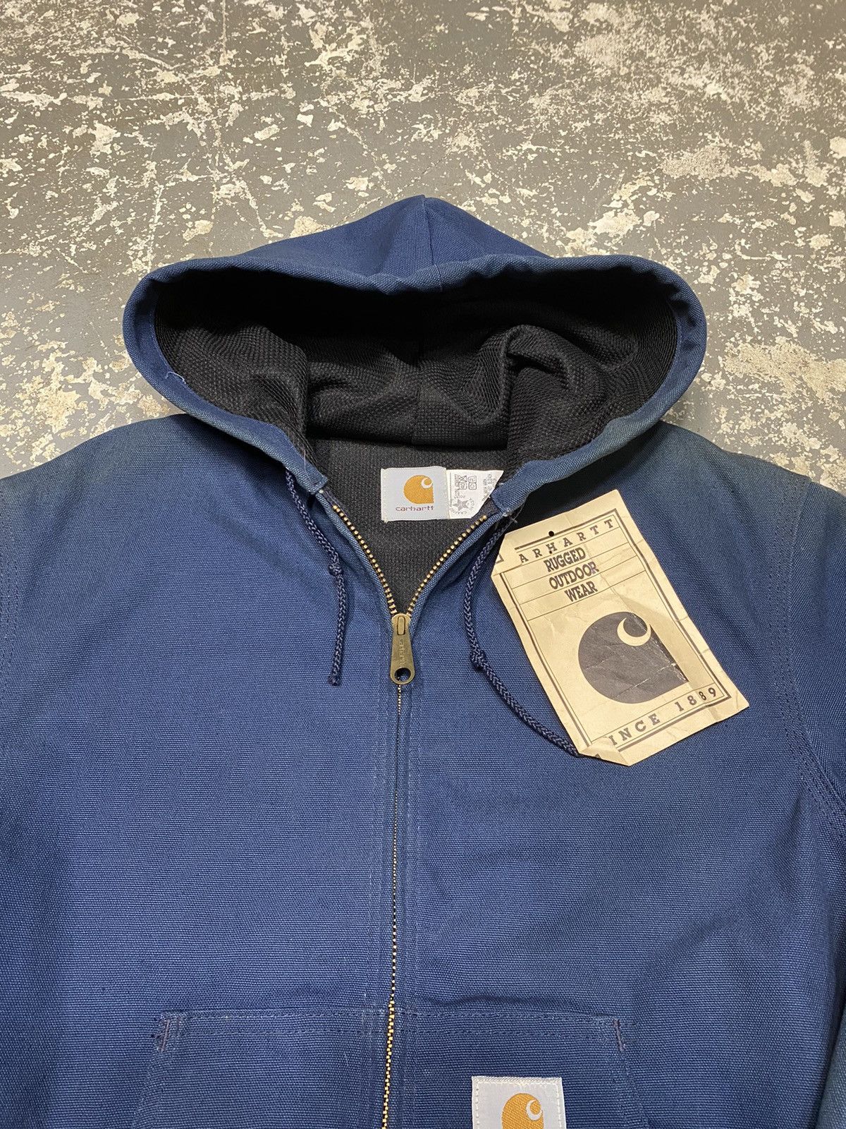Carhartt × Vintage Vintage Carhartt Blue Hooded Active Jacket JR102 New Size US S / EU 44-46 / 1 - 15 Thumbnail