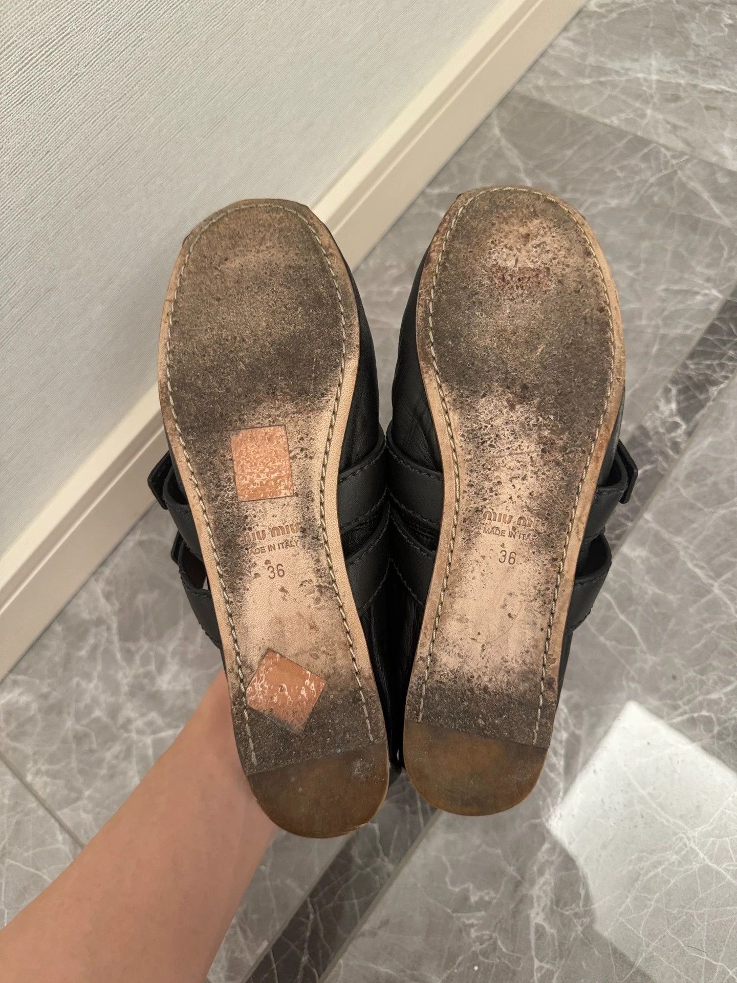 Miu Miu MIU MIU black ballet flats 36 Size US 5.5 / IT 35.5 - 6 Thumbnail