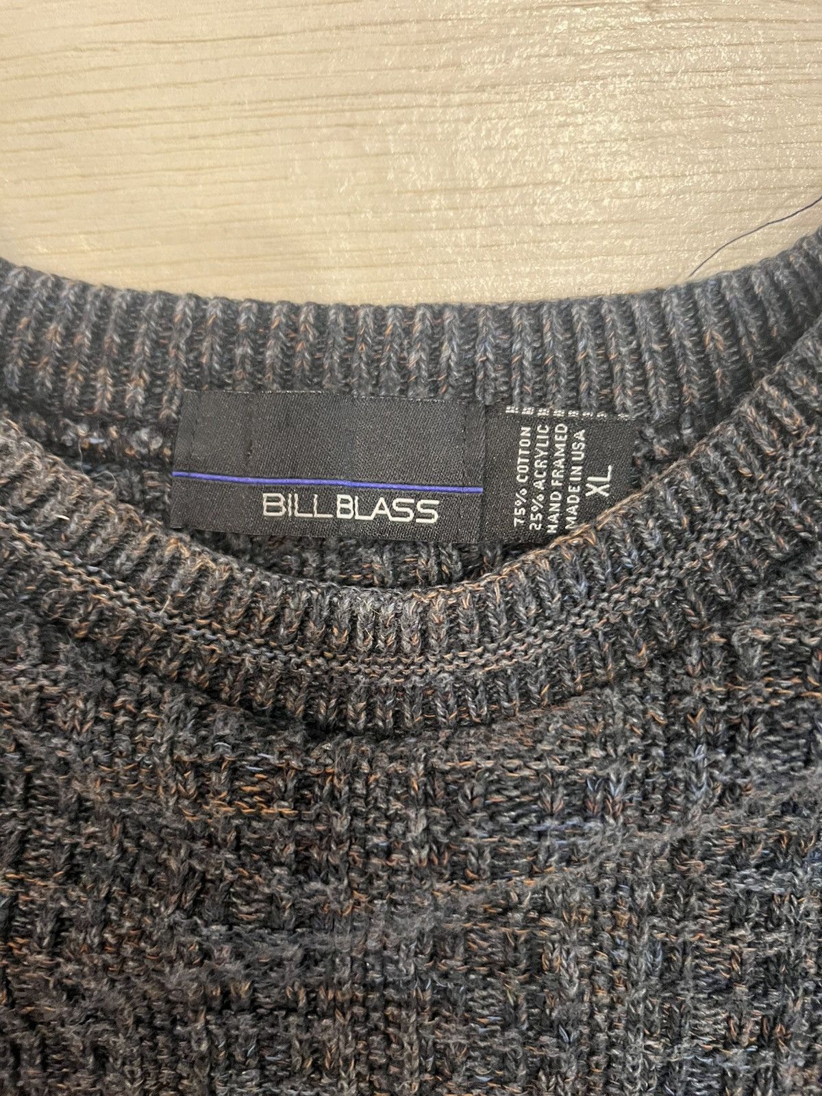 Bill Blass Black Bill Bass Knit Sweater Size US XL / EU 56 / 4 - 2 Thumbnail