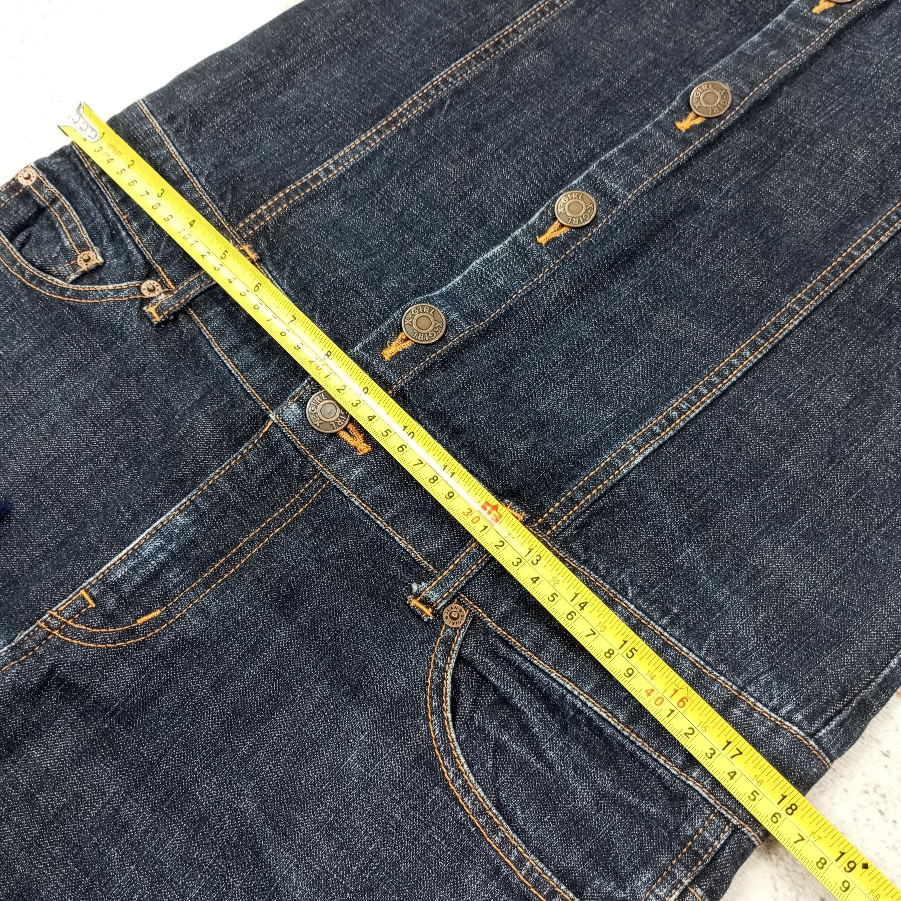 Vintage X-Girl Streetwear Style Overall Jeans c235n20 Size US 36 / EU 52 - 8 Thumbnail