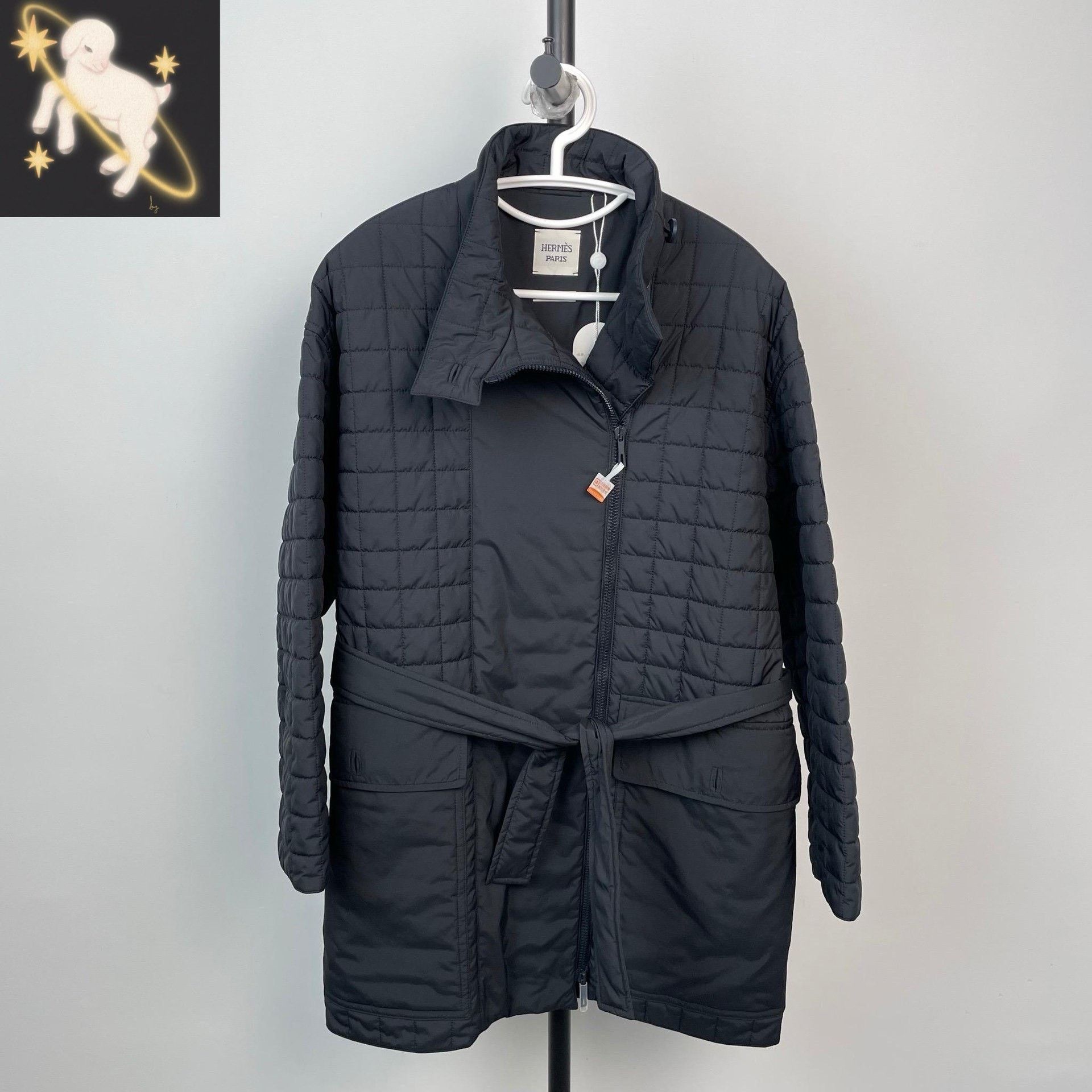 Hermes Hermes Black Coat 25 Women Size XS / US 0-2 / IT 36-38 - 1 Thumbnail