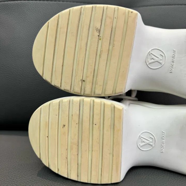 Louis Vuitton Louis Vuitton White Brown Casual Sneakers -2508 Size US 5.5 / EU 38 - 3 Thumbnail