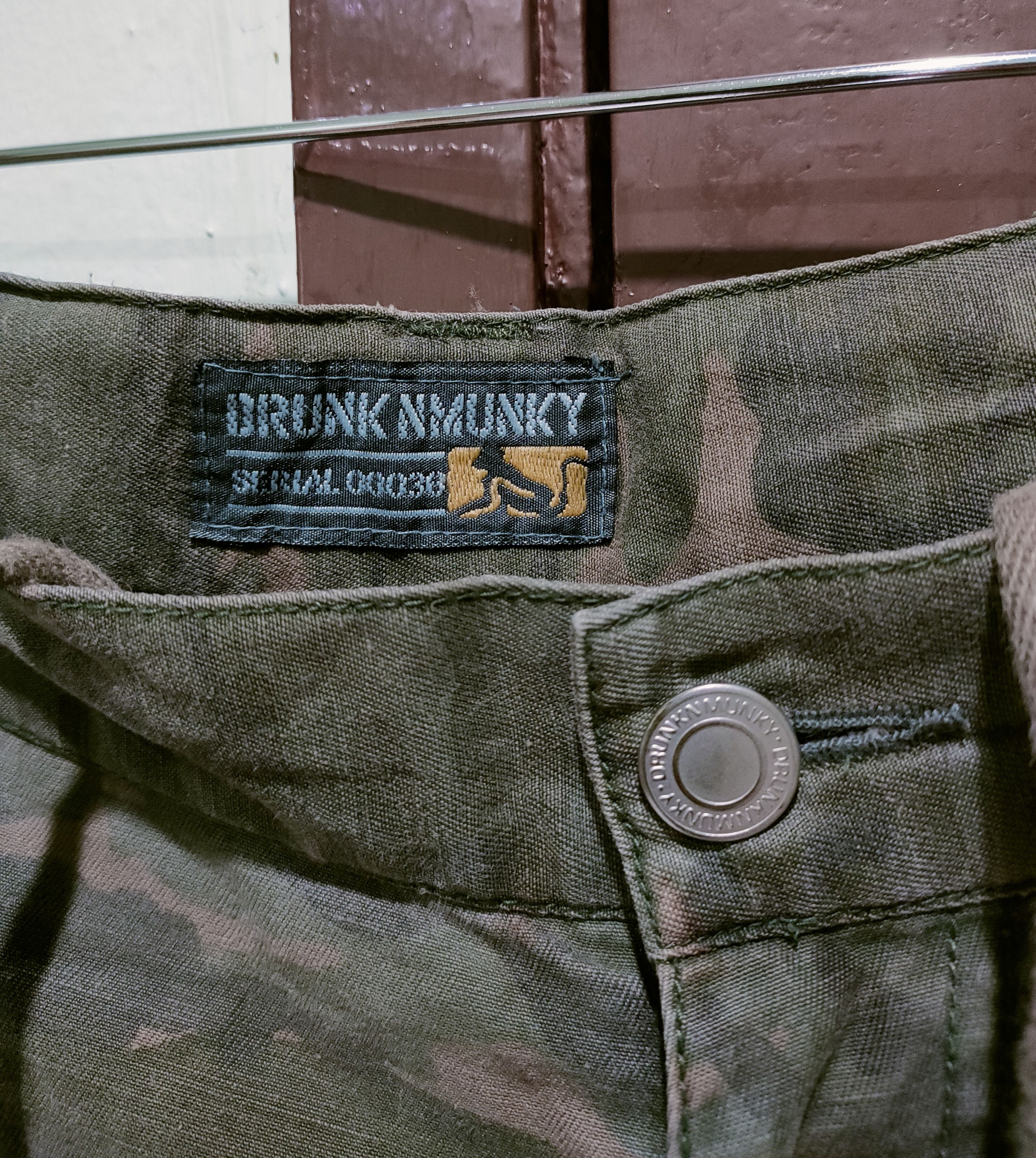 DrunknMunky 🔥 DrunknMunky Military Cargo Pants Camo🔥 Size US 36 / EU 52 - 9 Thumbnail