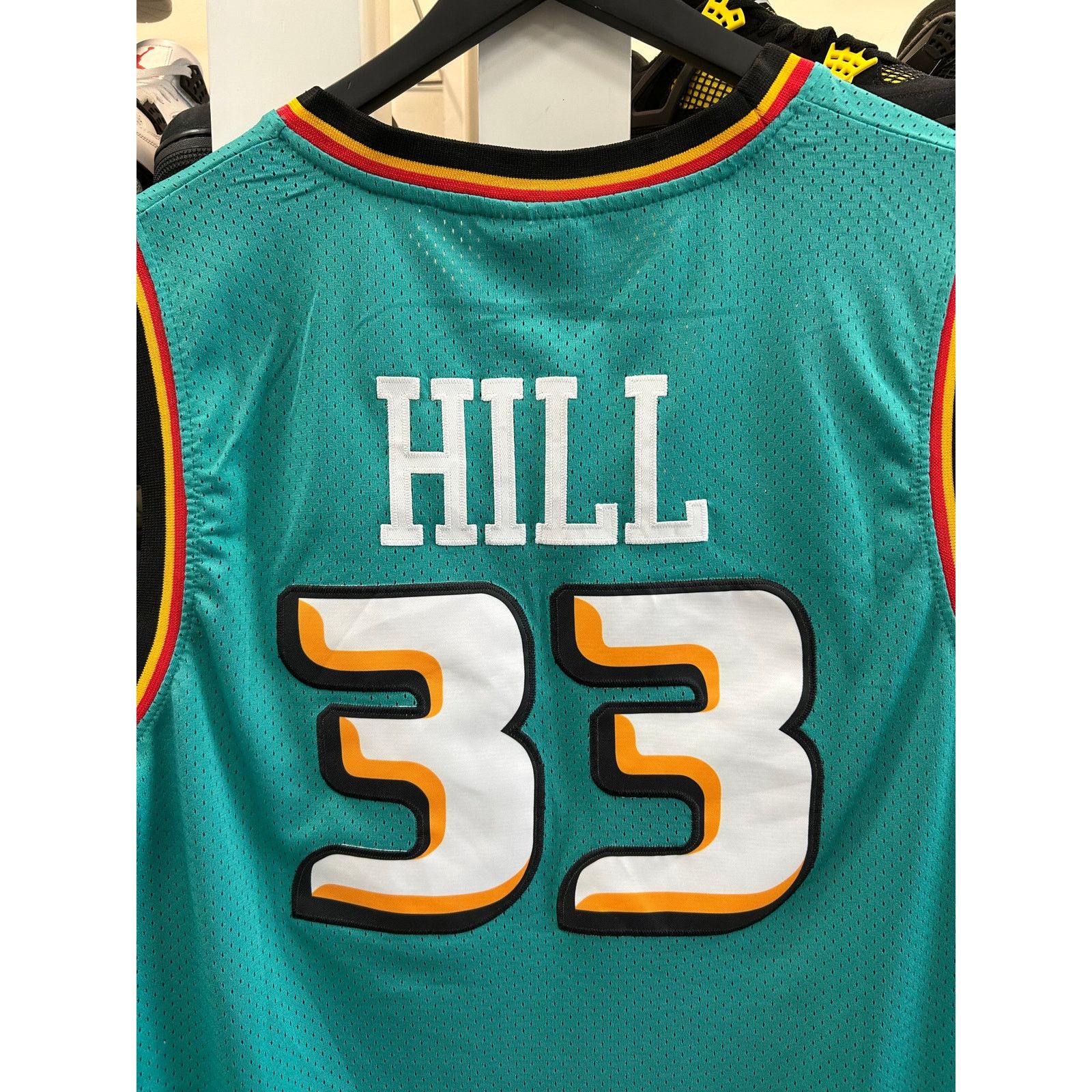 Adidas Adidas Hardwood Classics Detroit Pistons Hill #33 Jersey XL Size US XL / EU 56 / 4 - 2 Thumbnail